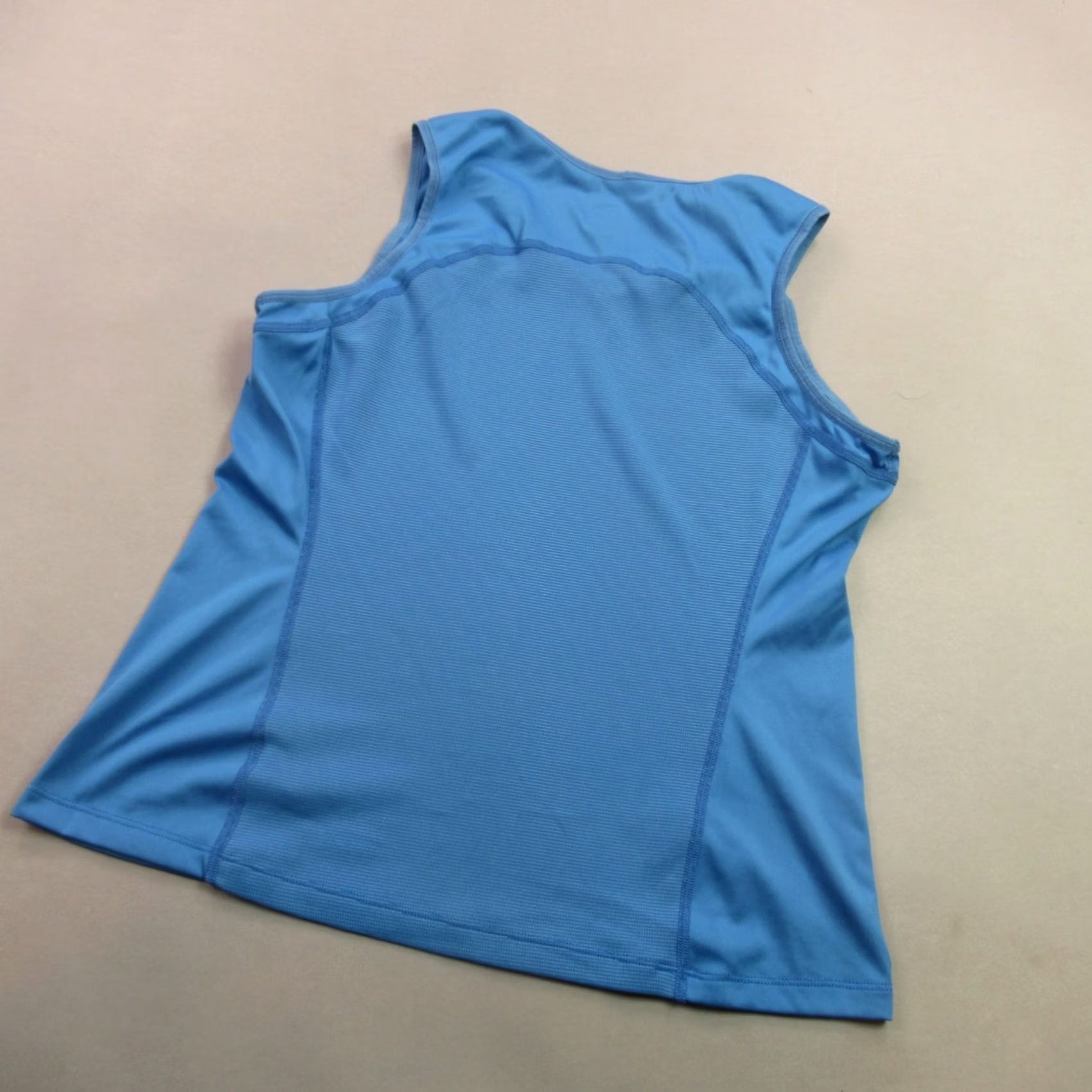 Patagonia Patagonia Shirt Mens Large Sleeveless Crew Neck Workout Lightweight Blue Striped Logo Outdoor All Seasons Breathable Knit T-Shirt Mens L Blue Size US L / EU 52-54 / 3 - 6 Thumbnail
