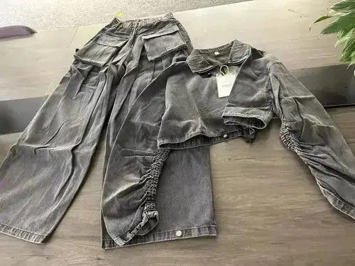 Designer × Japanese Brand Washed Old Silhouette Denim Two Pieces Set Size US 30 / EU 46 - 4 Thumbnail