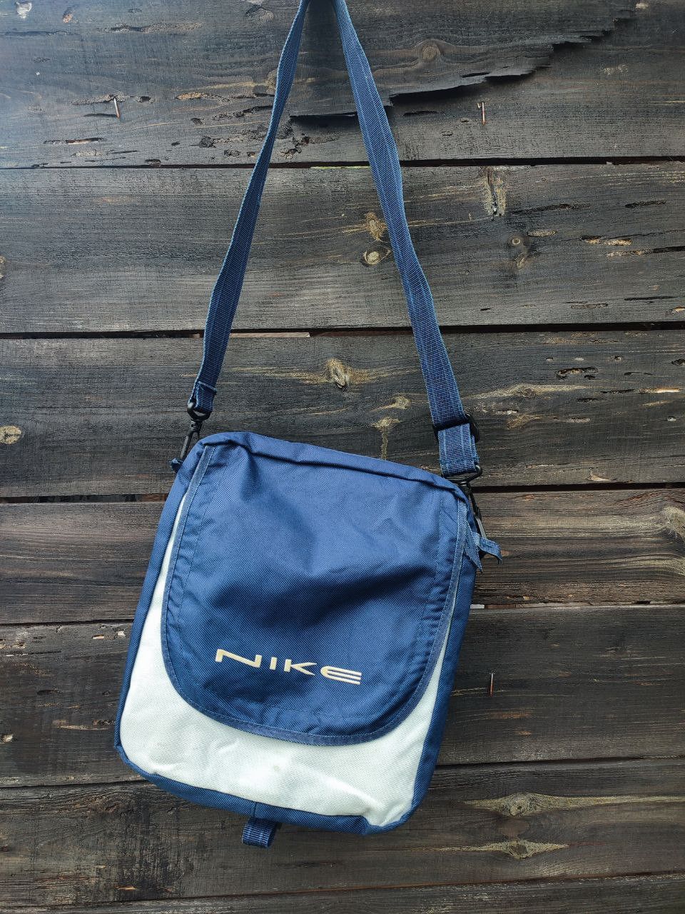 Nike Vintage Nike Y2K Messenger Bag - Navy Shoulder Crossbody Bag Size ONE SIZE - 1 Thumbnail