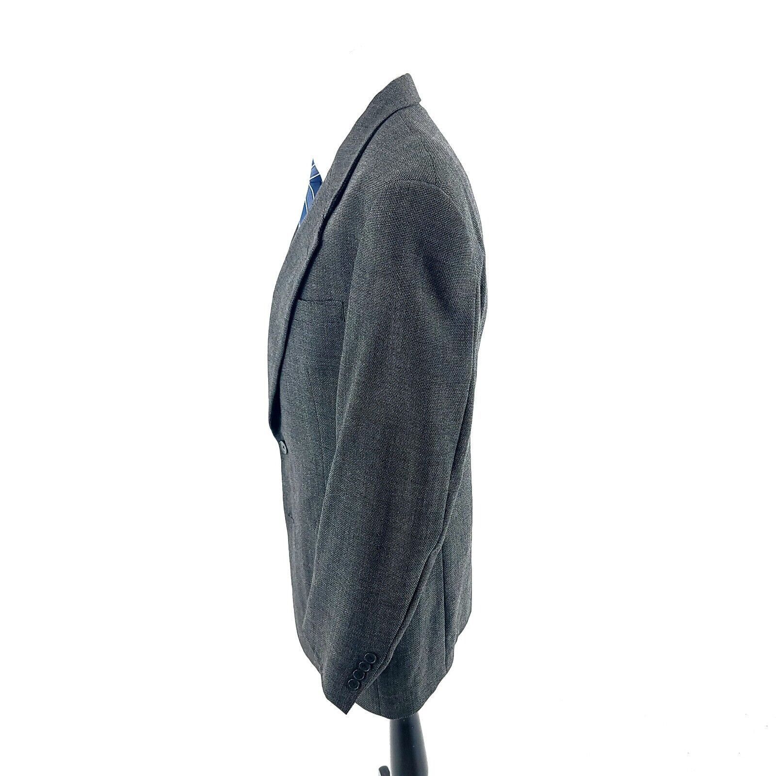 Austin Reed Austin Reed Thick Wool 2 Button 2 Piece Suit 38L Gray Basket Size 38L - 5 Thumbnail