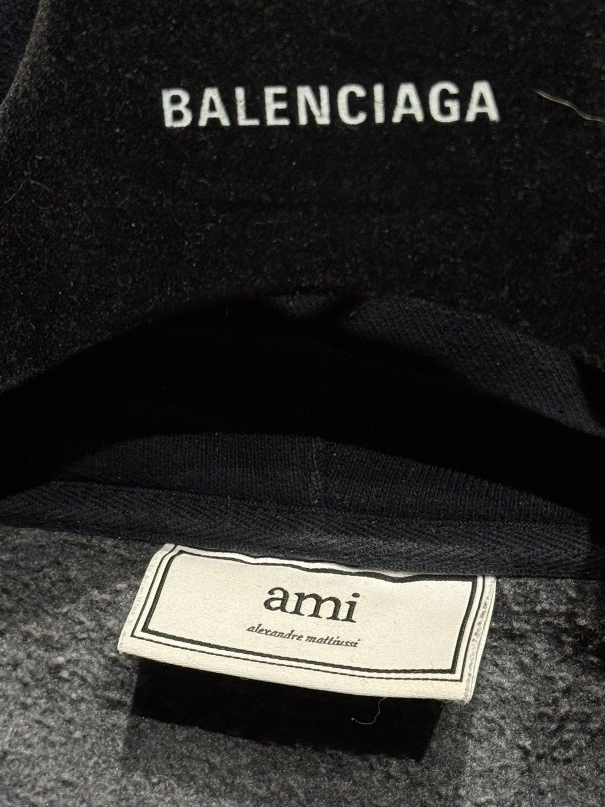 AMI RARE $372 GIANT HEART AMI PARIS HOODIE SWEATER BLUE Size US XXL / EU 58 / 5 - 4 Thumbnail