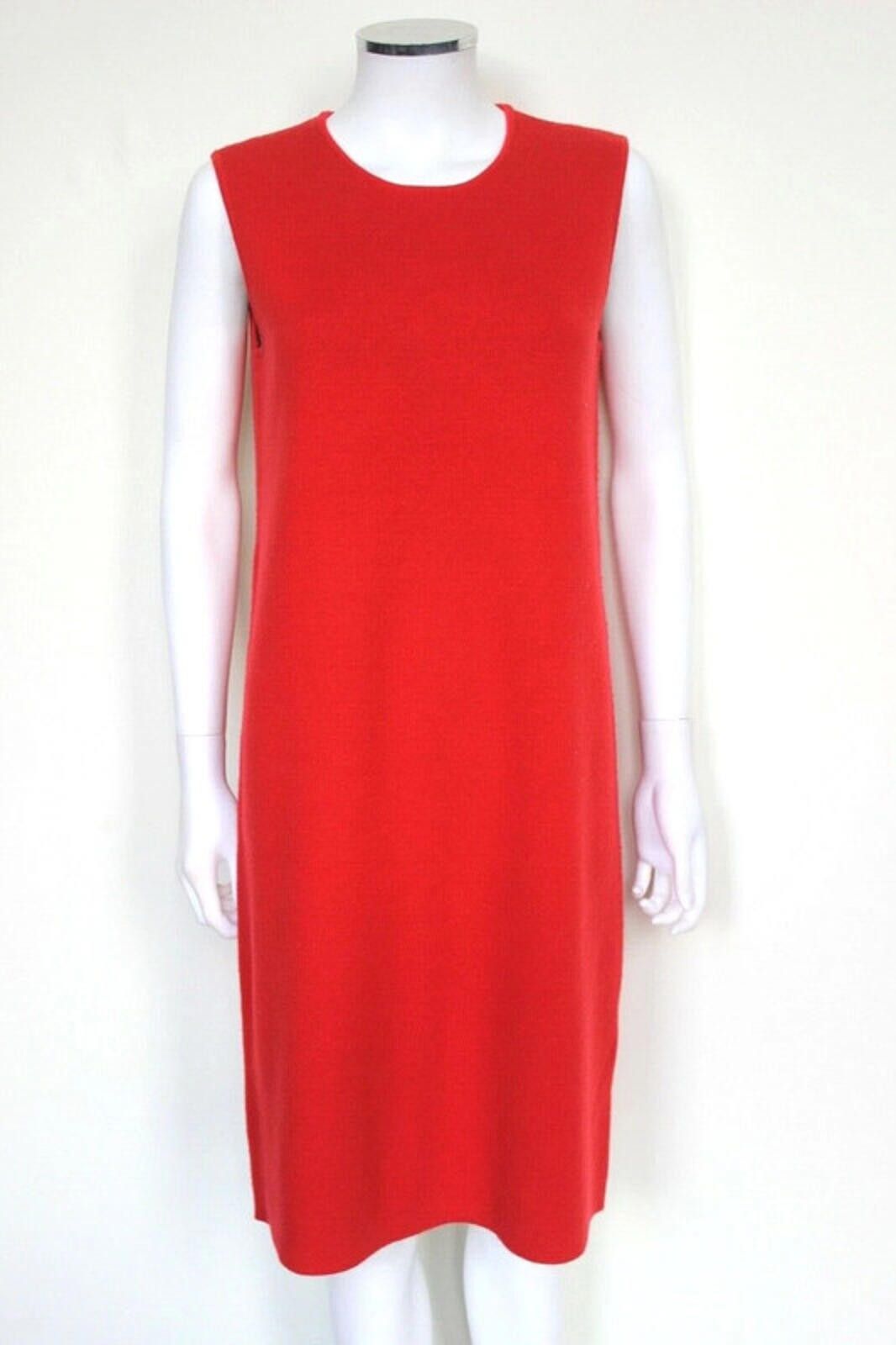 Other Victoria Beckham Red Cashmere Knit Wool Dress UK 14 Size L / US 10 / IT 46 - 2 Thumbnail