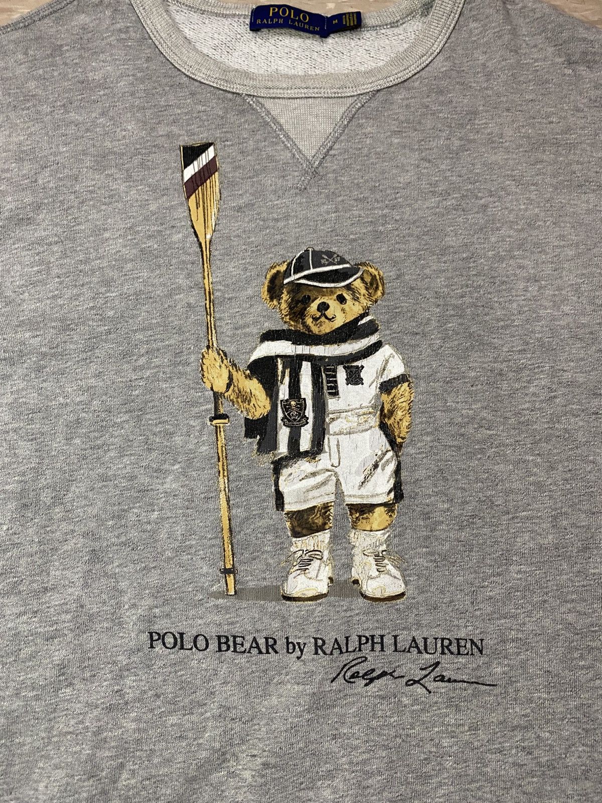 Polo Ralph Lauren Vintage polo bear by ralph lauren distressed sweatshirt Size US M / EU 48-50 / 2 - 4 Thumbnail