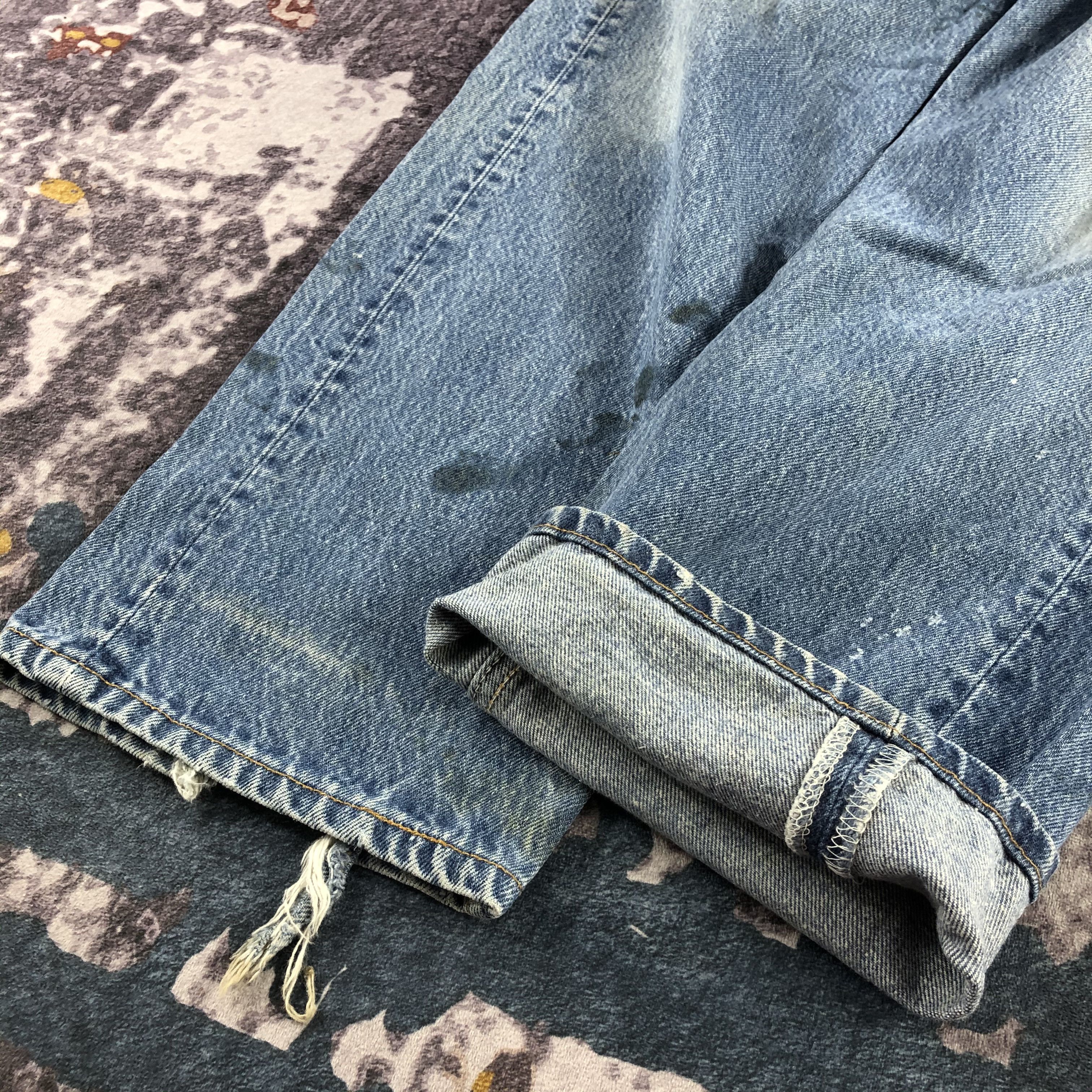 Levi's × Vintage 90s Vintage Blue Wash Levis 501 Jeans-JM3056 Size US 34 / EU 50 - 7 Thumbnail