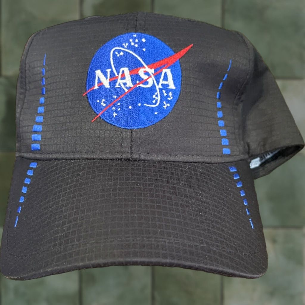 NASA NASA Embroidered Cap Hat Navy Cotton Cap America Golf Adjustable New with Tags Men Adjustable Black Cap America Logo Baseball Cap Size ONE SIZE - 1 Thumbnail