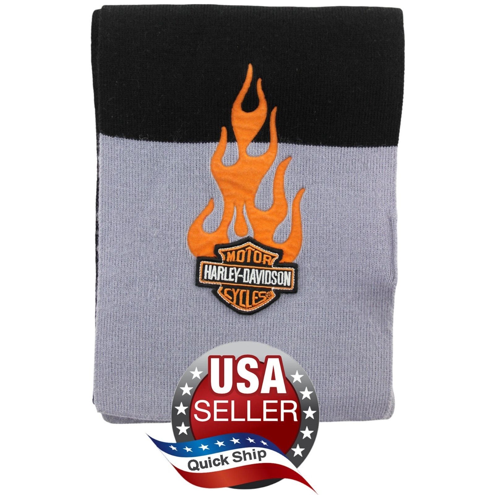 Other NEW Harley Davidson Scarf Muffler • Gray & Black Size ONE SIZE - 1 Thumbnail