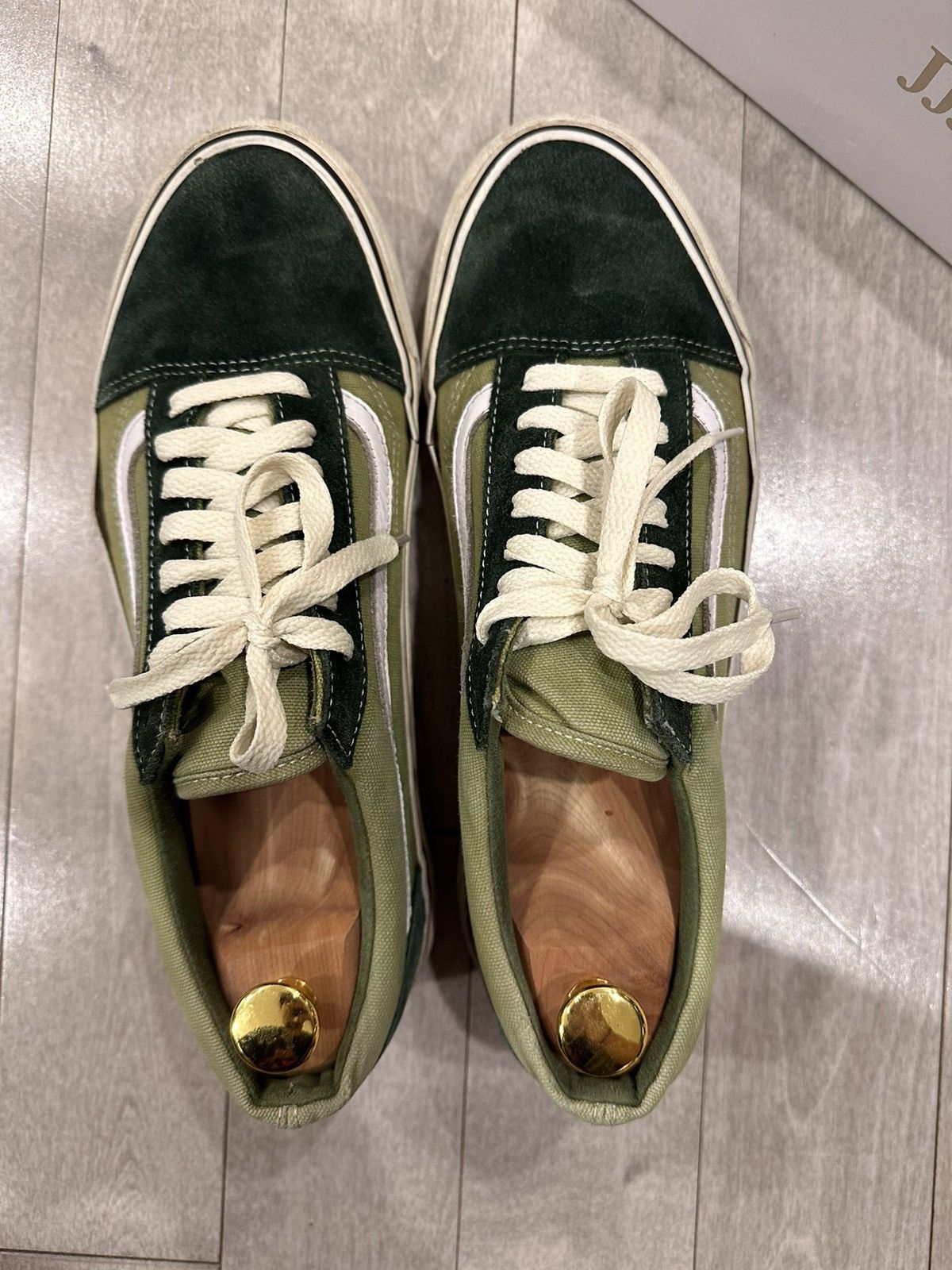 JJJJound × Vans JJJJOUND x VANS Old school Green 2017 Size US 9.5 / EU 42-43 - 5 Thumbnail