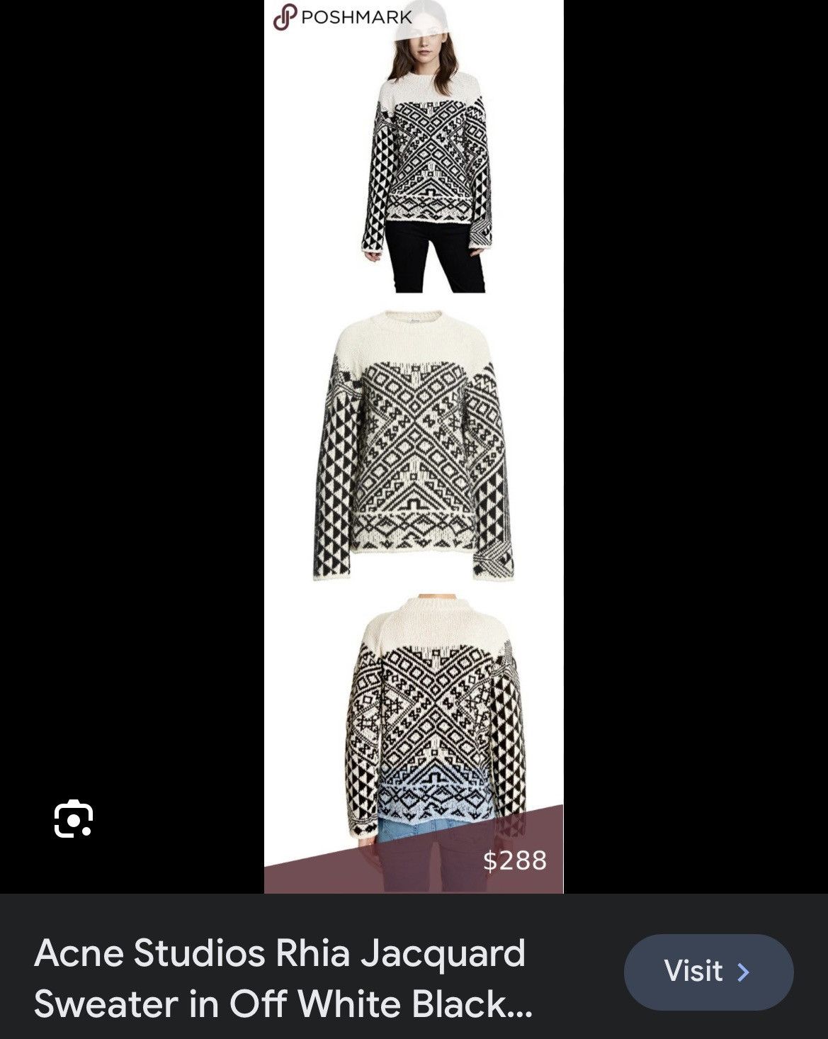 Acne Studios Acne Studios Rhia Jacquard Aztec Sweater knit Size XL / US 12-14 / IT 48-50 - 16 Thumbnail