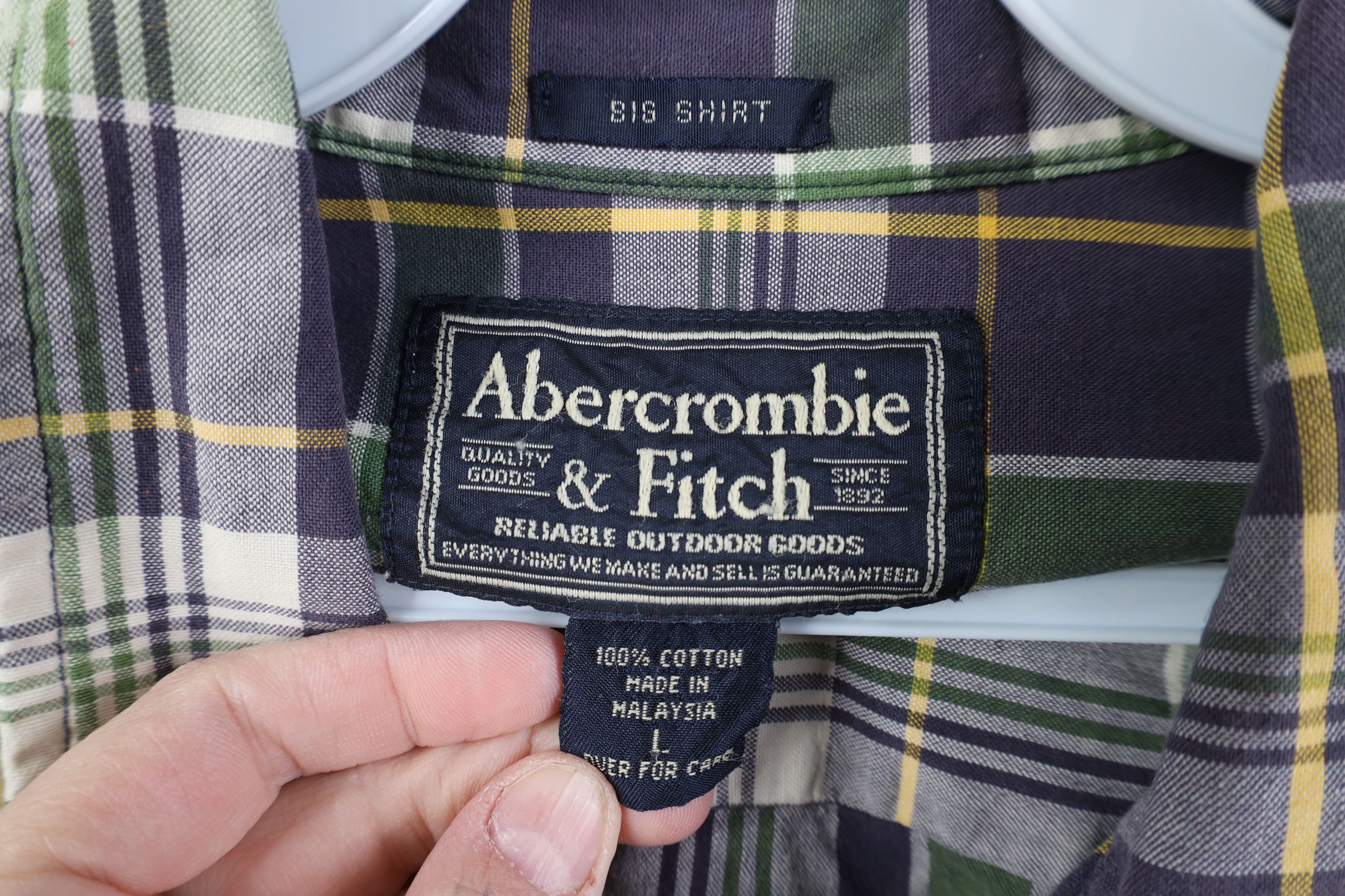 Abercrombie & Fitch Vintage 90s Abercrombie & Fitch Short Sleeve Button Shirt Size US L / EU 52-54 / 3 - 12 Thumbnail