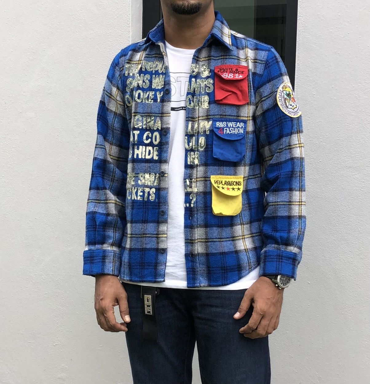 Replay Replay And Sons Flanel Checked Long Sleeve Size US S / EU 44-46 / 1 - 2 Thumbnail