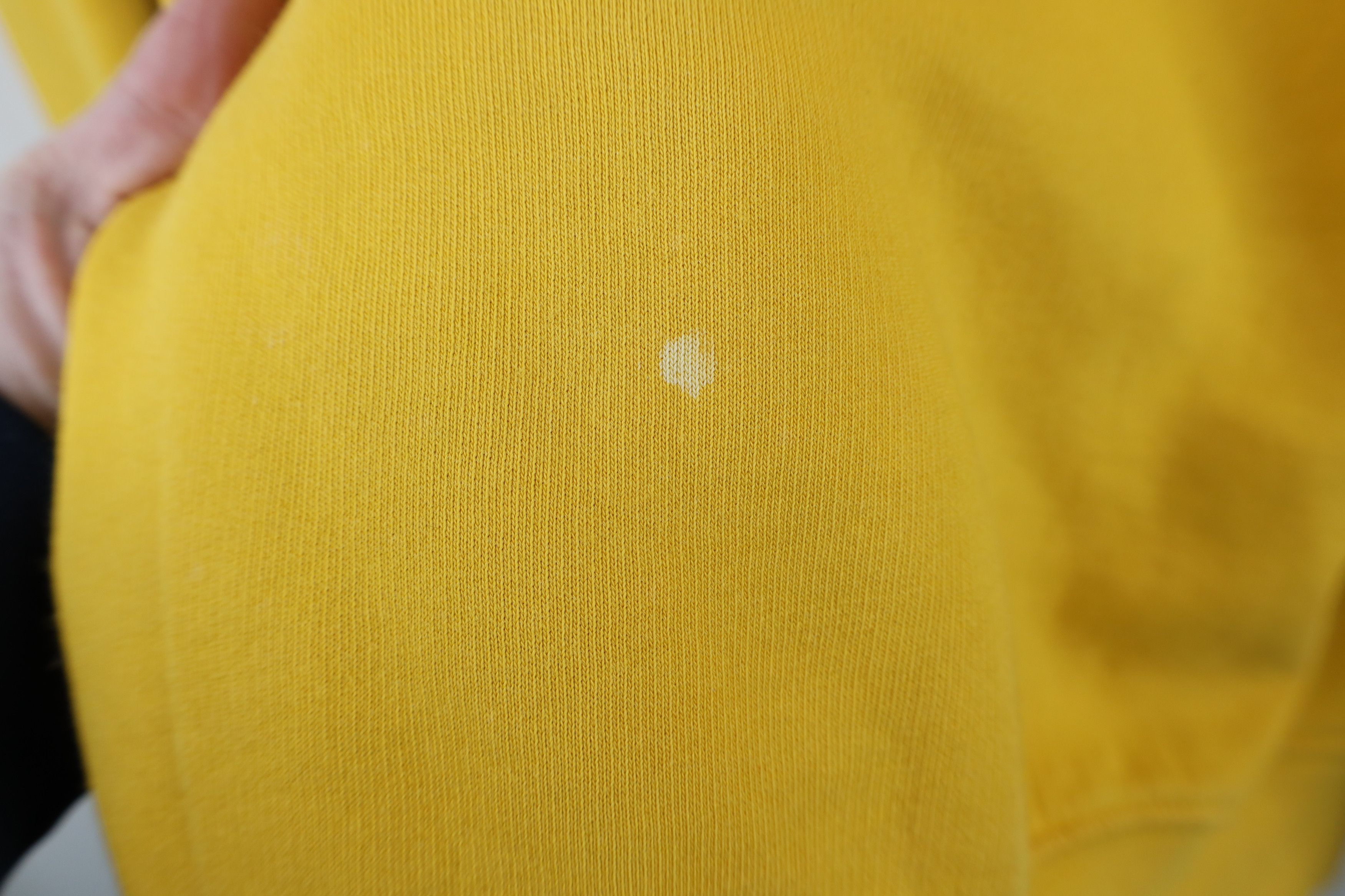 Nike × Vintage Vintage 90s Y2K Nike Mini Swoosh Sweatshirt Mustard Yellow Size US XL / EU 56 / 4 - 5 Thumbnail