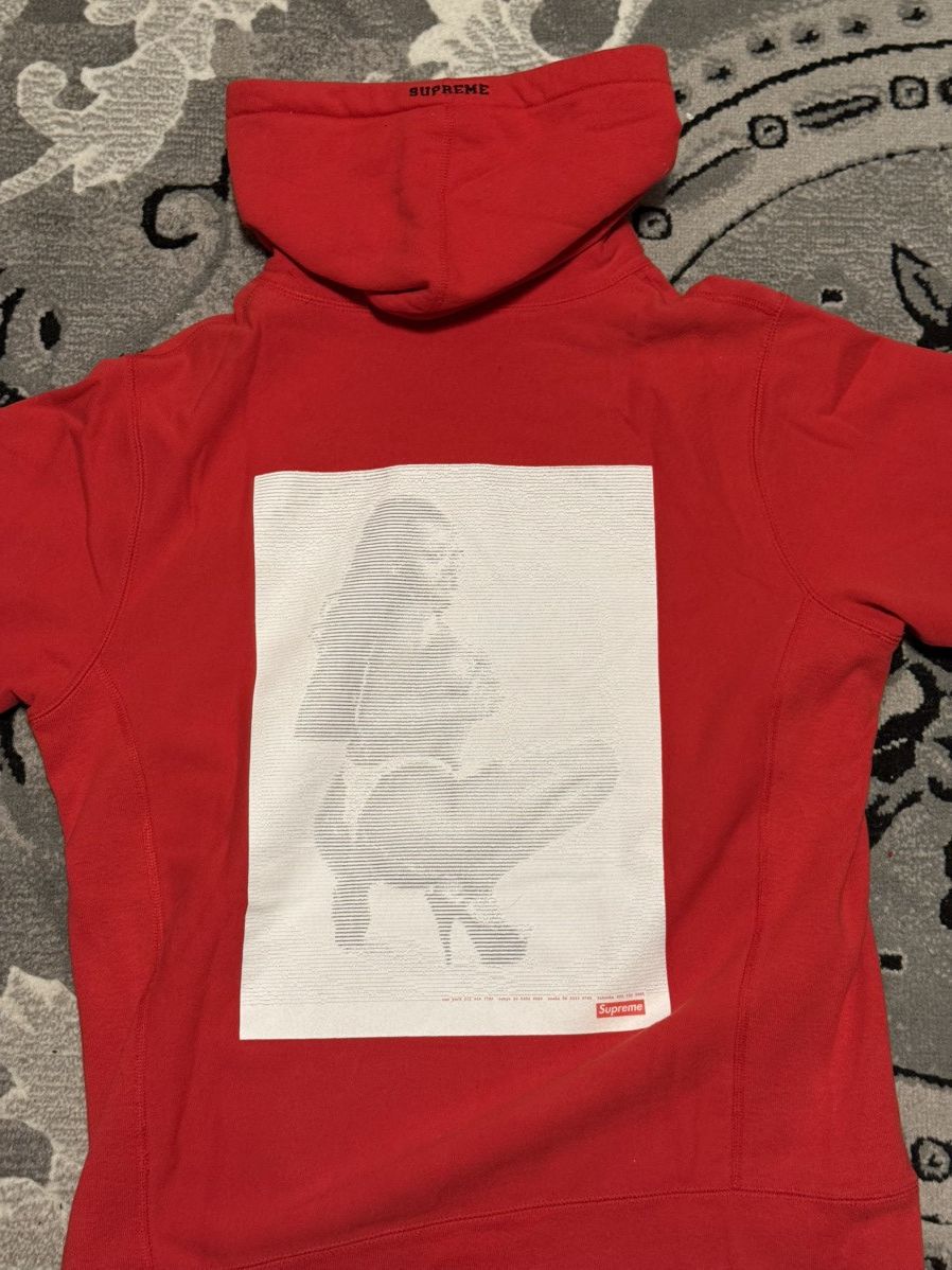 Supreme Supreme Digi Hoodie - Red - Large Size US XL / EU 56 / 4 - 2 Thumbnail