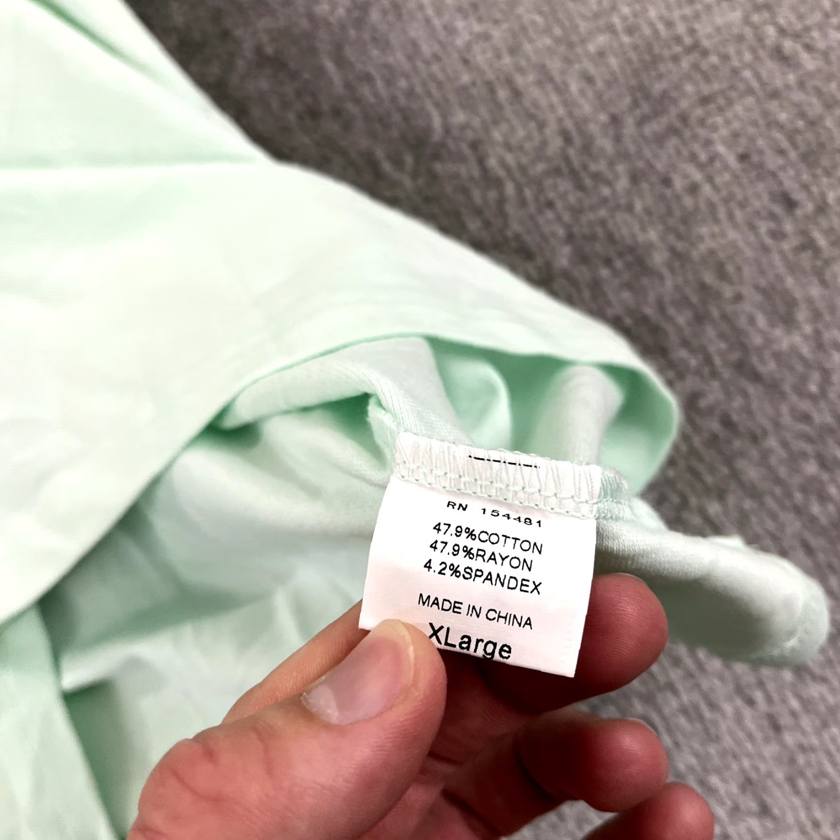 Vintage JEAN PIERRE KLIFA Polo Shirt Womens XL Mint Green Ruffled Short Sleeve Athletic Sports Size XL / US 12-14 / IT 48-50 - 6 Thumbnail