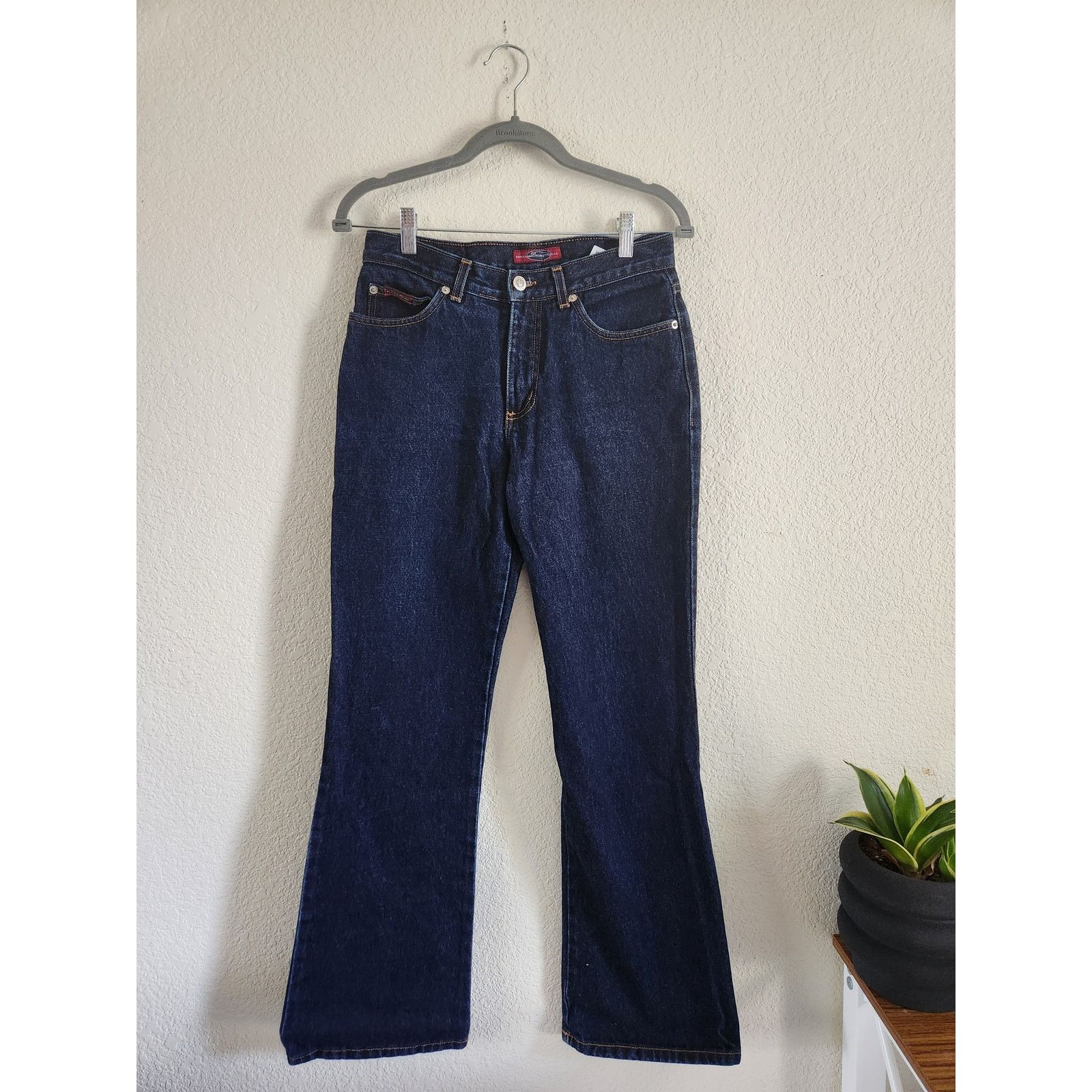 Blk Dnm Y2k Eunina American Style U.S.A Dark Wash Denim Jeans 9 Size 30" / US 8 / IT 44 - 1 Thumbnail