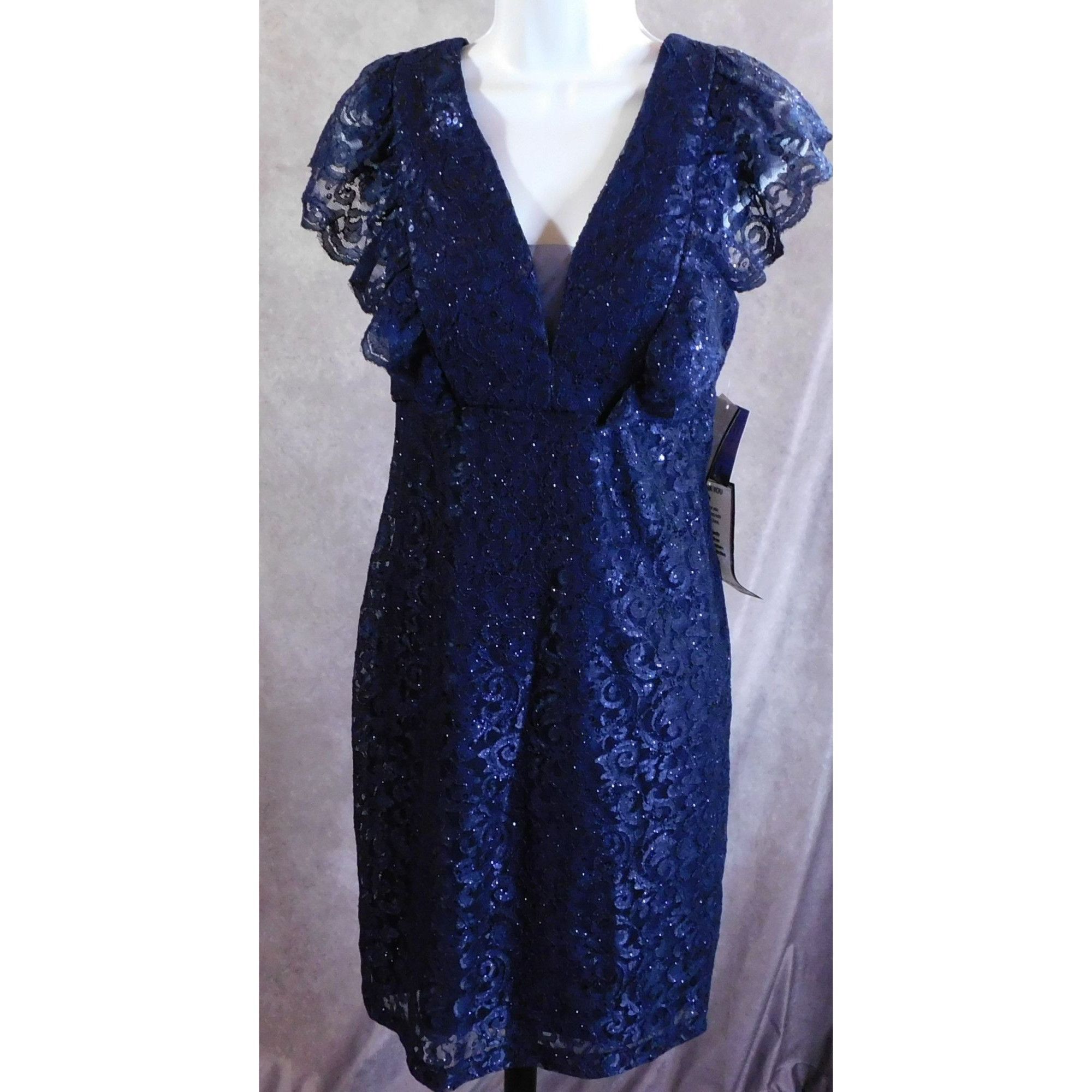 teela purple denim dress Tanela SIZ:41 Crafted from crisp denim kidsely City Chic Women's Plus
