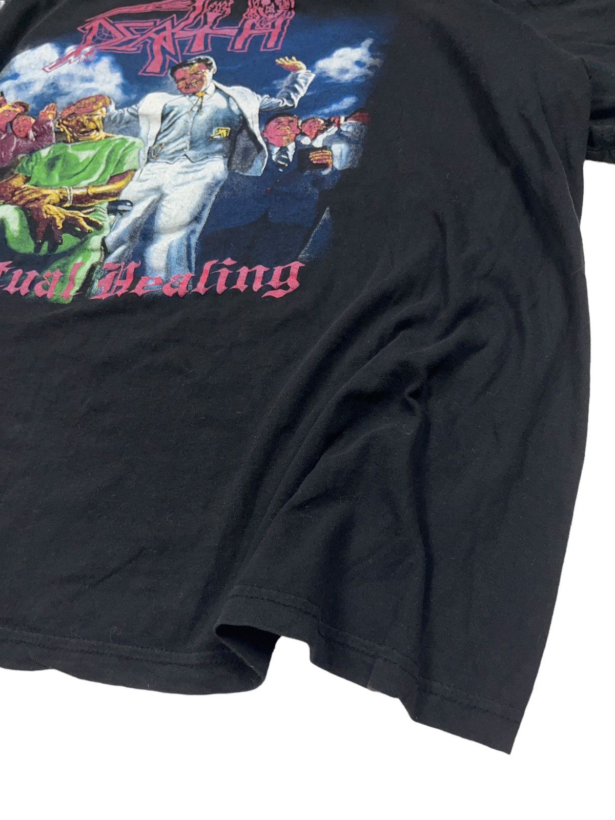 Band Tees Vintage 90s Death Spiritual Healing T-shirt Size US XL / EU 56 / 4 - 3 Thumbnail