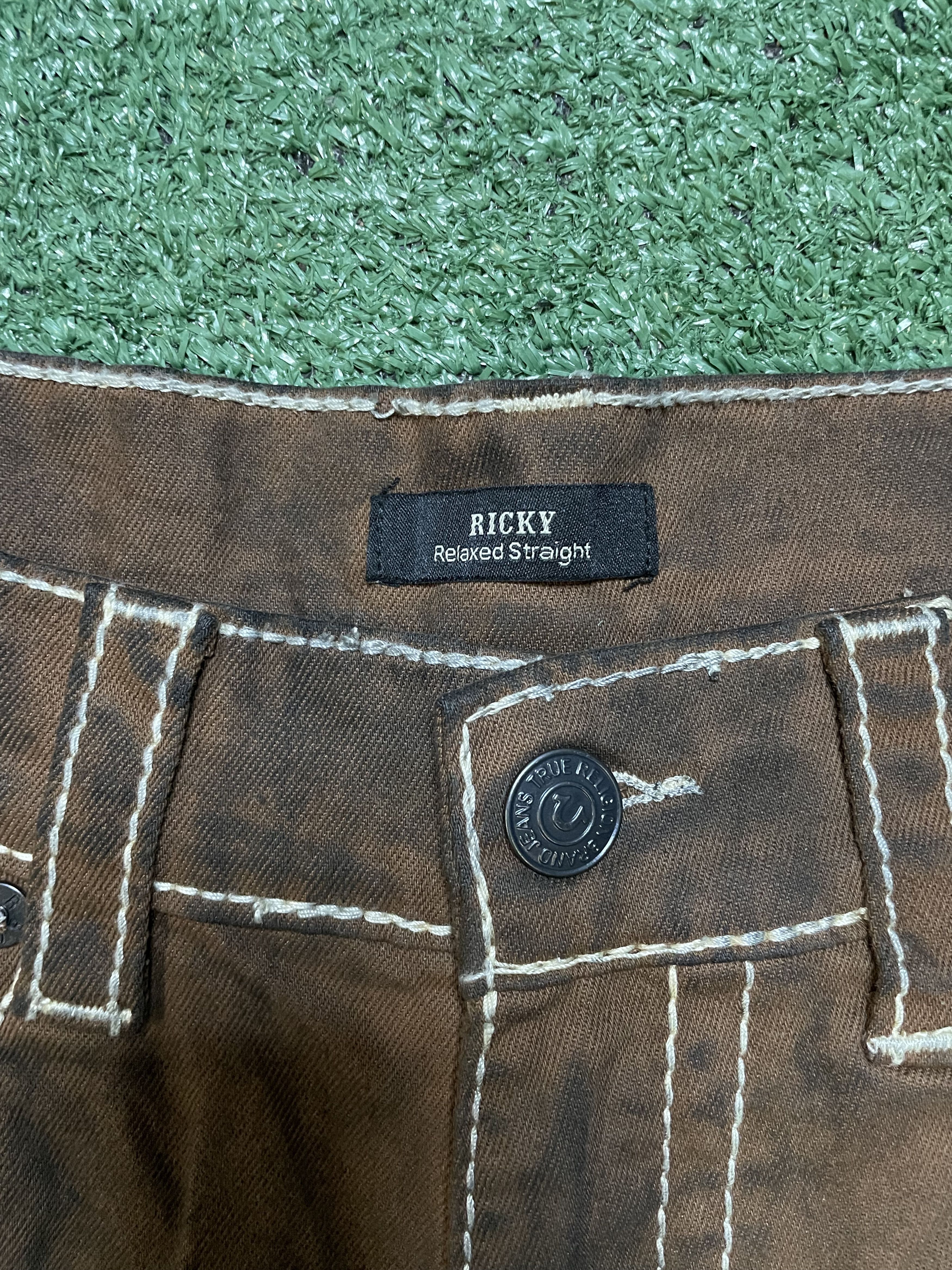 True Religion True Religion brown wash Ricky jeans Size US 34 / EU 50 - 2 Thumbnail