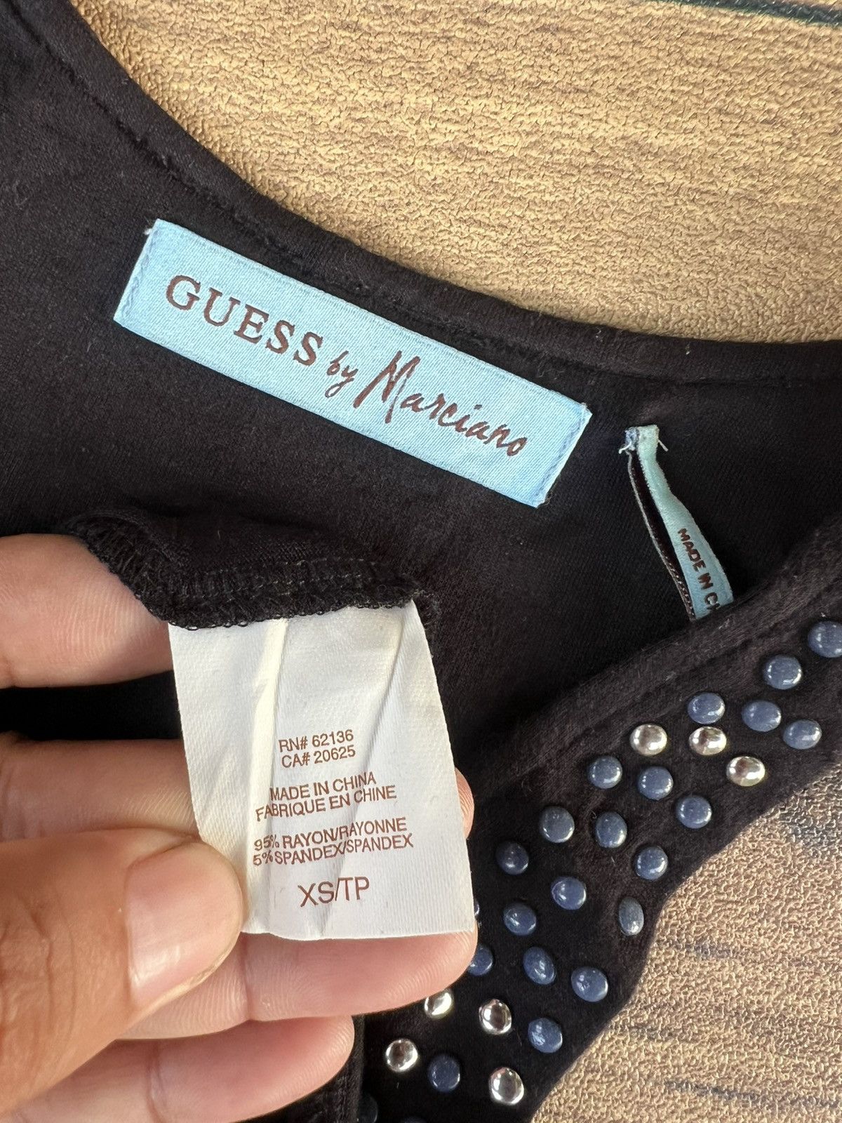 Guess Guess by marciano black sequins sleeveless rayon span Size XS / US 0-2 / IT 36-38 - 6 Thumbnail