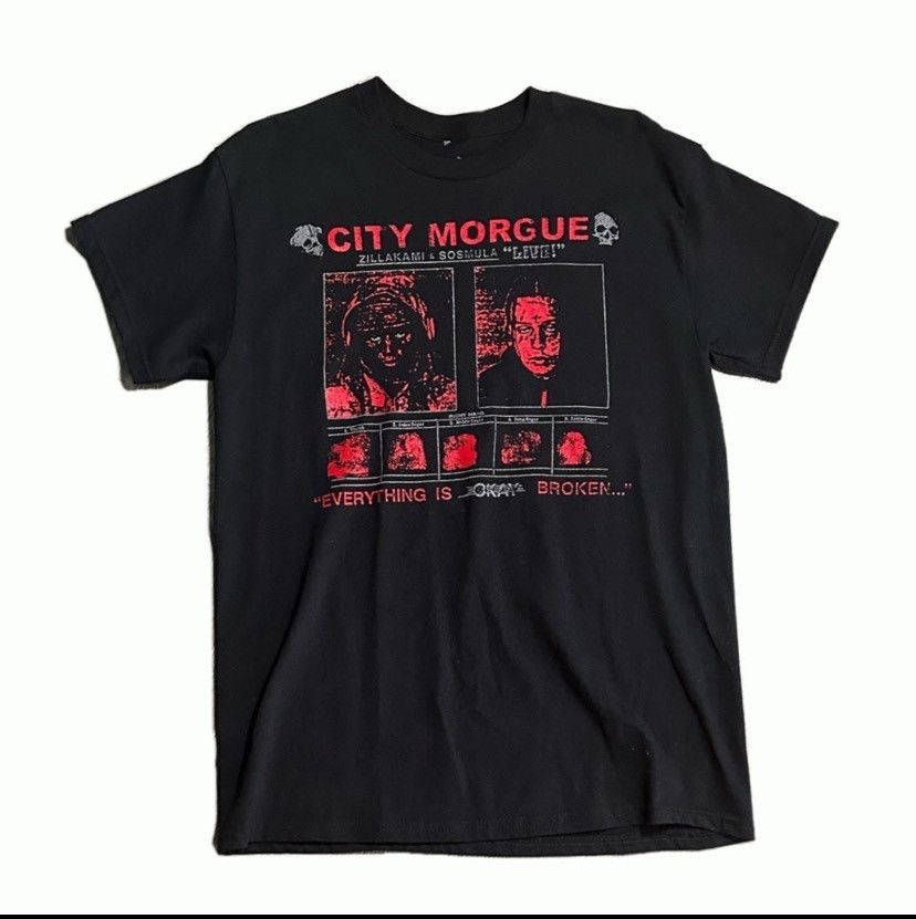 image of City Morgue “Live!” Tour - Disappear [Pre-Release Variant] in Black, Men's (Size Medium)