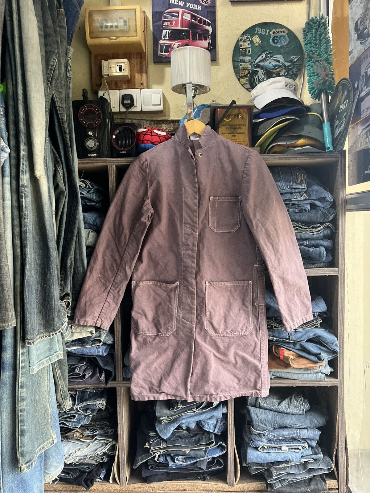 Japanese Brand 🔥Rare Hippiness Made in Japan Long Jacket Size S / US 4 / IT 40 - 1 Thumbnail