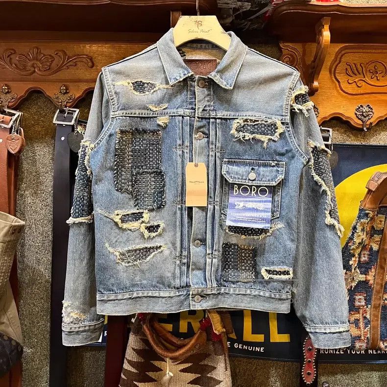 RRL Ralph Lauren RRL Ralph Lauren Piggy's discontinued denim jacket Size US L / EU 52-54 / 3 - 1 Thumbnail