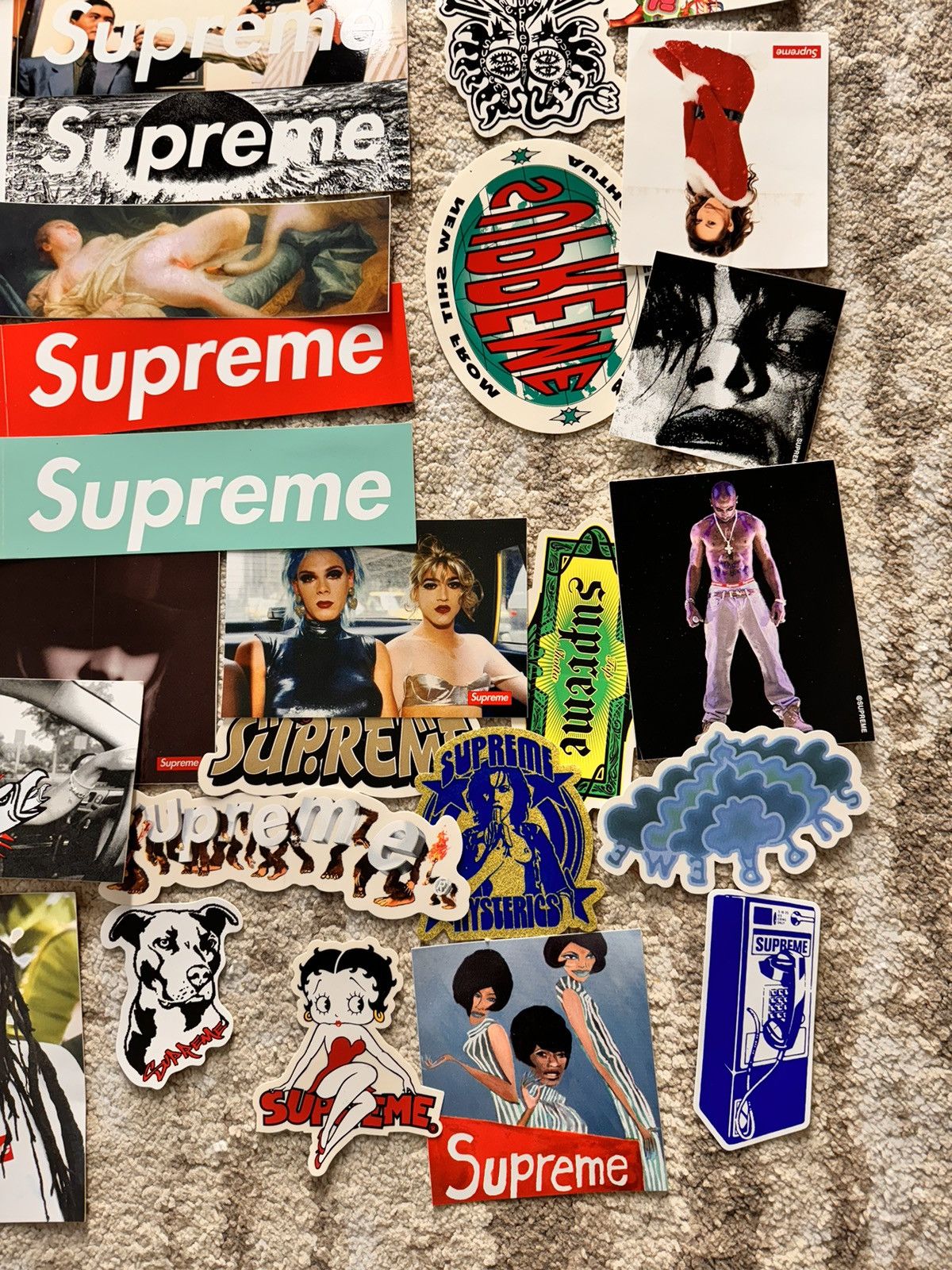 Supreme Sticker newest Set Of 4