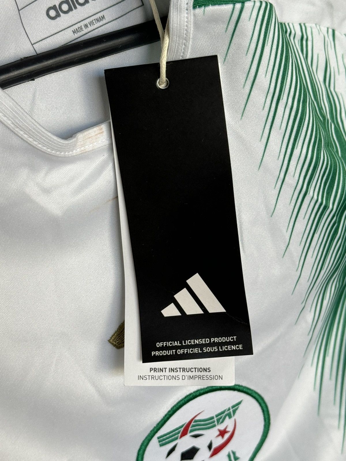 Adidas KIDS New Algeria 22/23 Home Football Jersey T-Shirt Size US XS / EU 42 / 0 - 9 Thumbnail