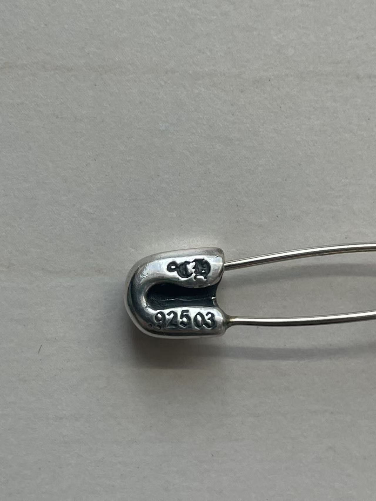 Chrome Hearts Chrome Hearts Silver Cross Safety Pin Size ONE SIZE - 7 Thumbnail