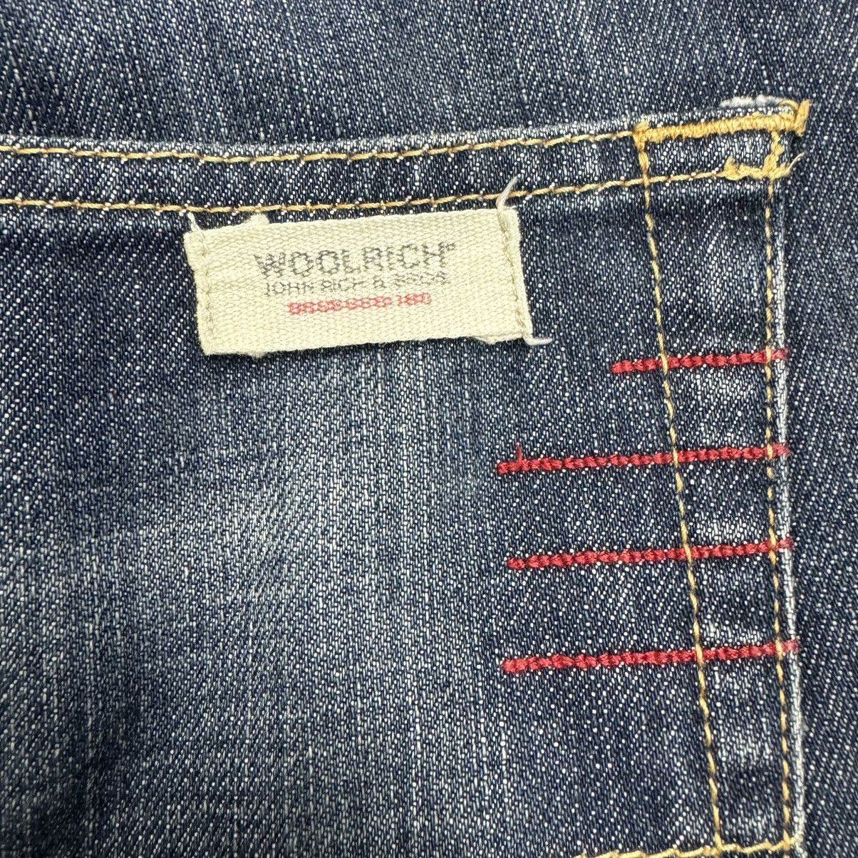 Vintage Rare Vintage Woolrich Outdoor Essential Blue Denim Jeans Size US 31 - 21 Thumbnail