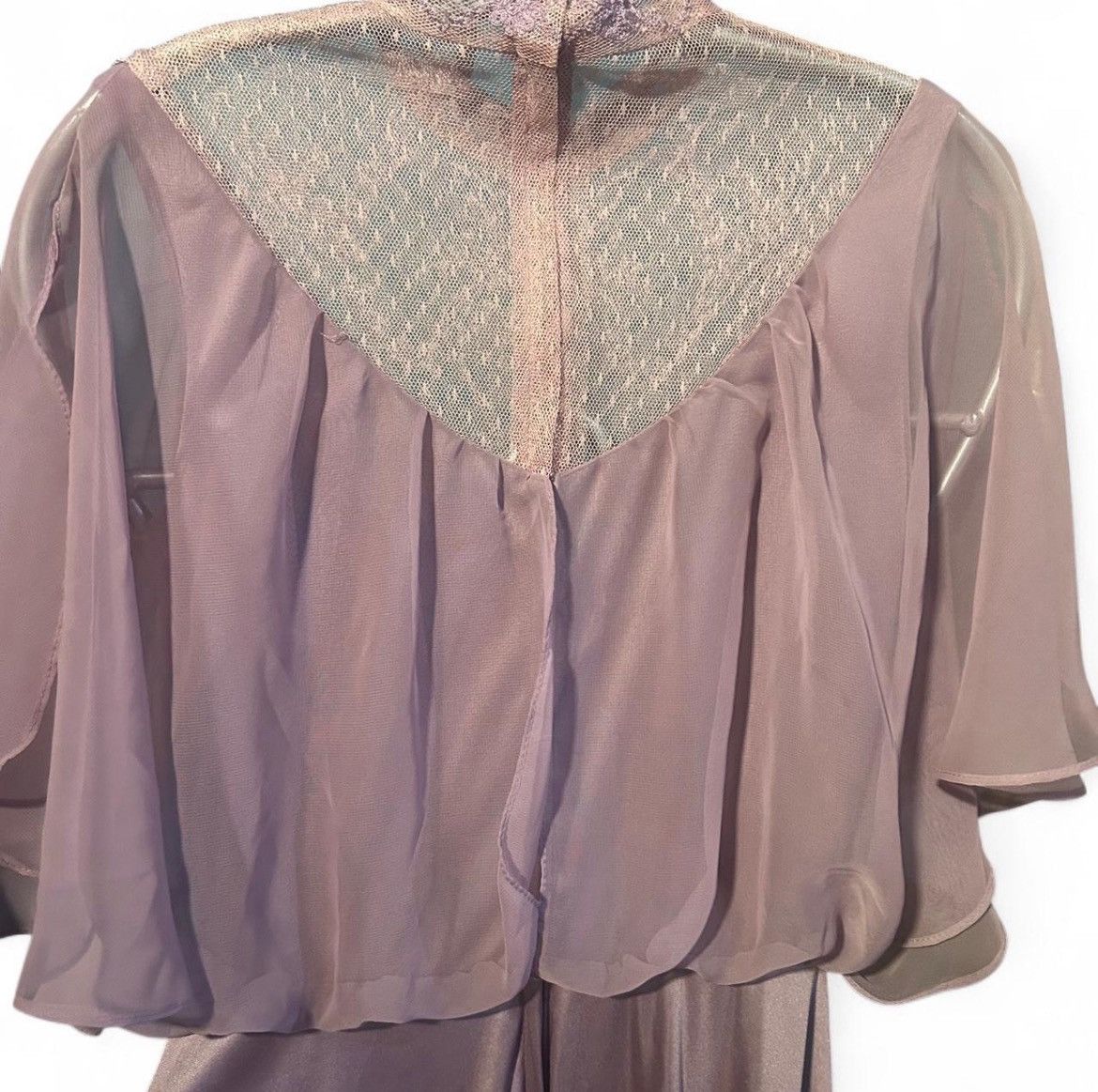 Other True vintage 70s dress with lace collar Size L / US 10 / IT 46 - 6 Thumbnail