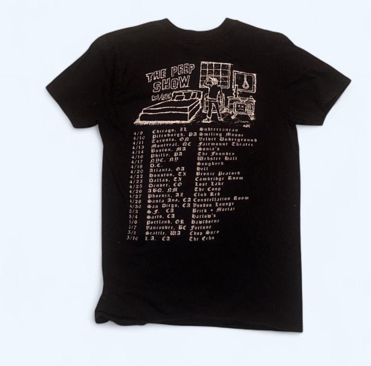 Lil Peep Lil peep the peep show merch t shirt size small Size US S / EU 44-46 / 1 - 2 Thumbnail