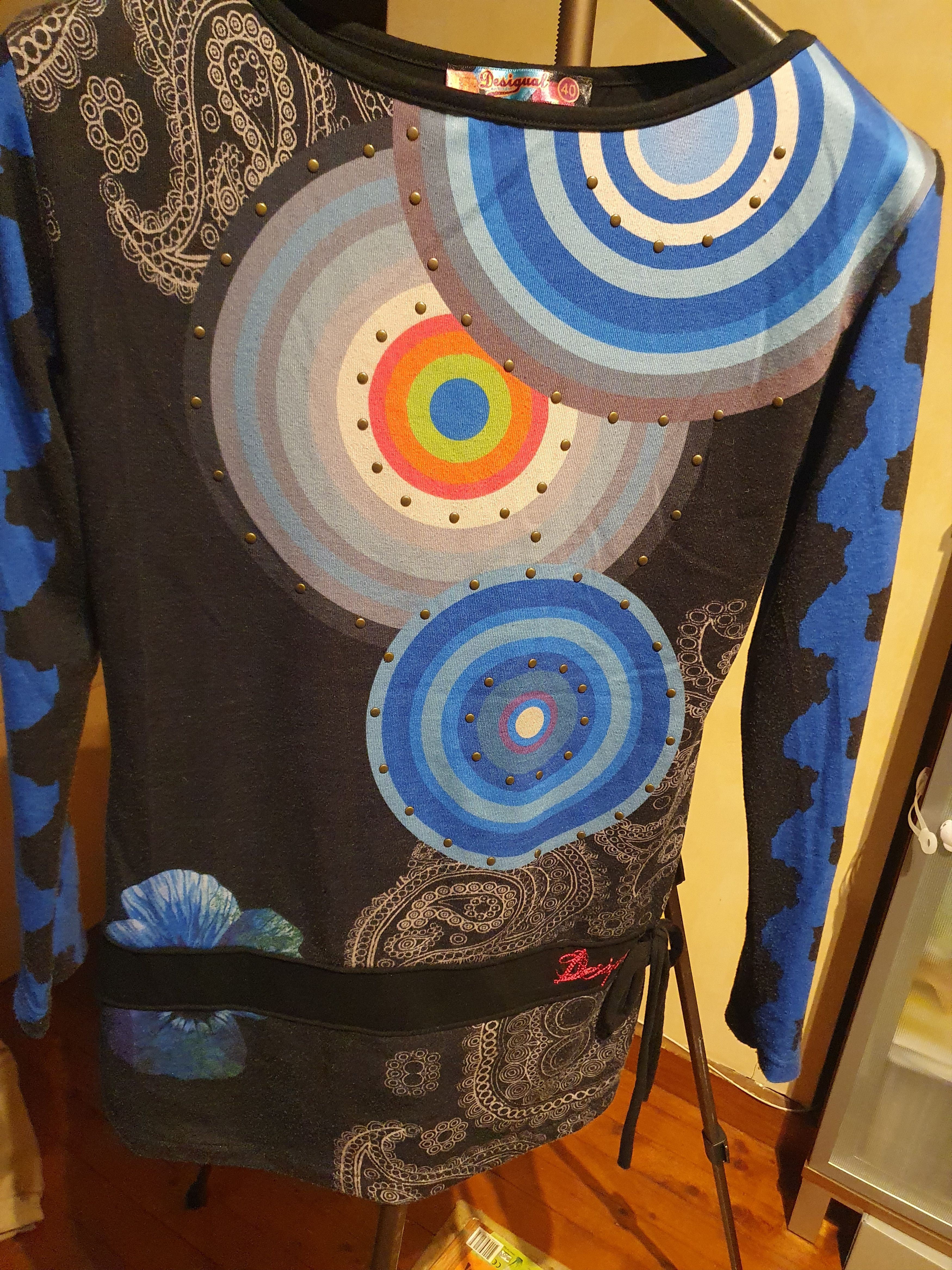 Desigual Desiqual Long Sleeve Top Vintage Y2K sz 40 Size S / US 4 / IT 40 - 10 Thumbnail