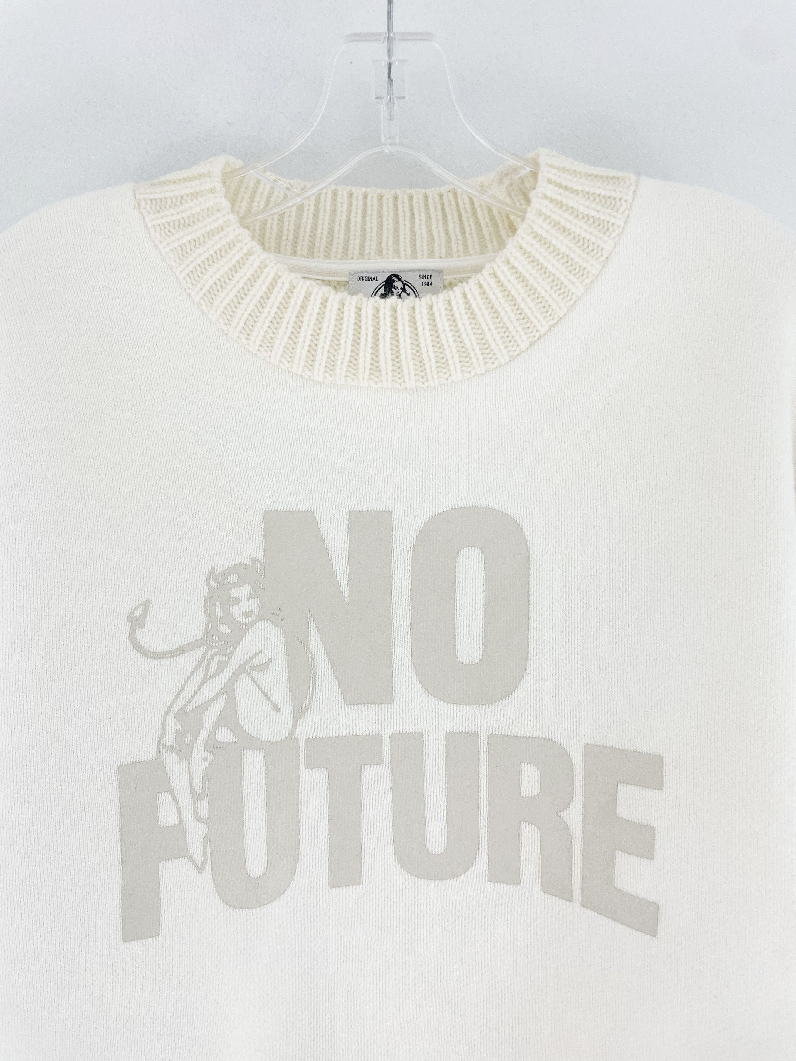 Hysteric Glamour No Future Cableknit Sweater Size US M / EU 48-50 / 2 - 5 Thumbnail