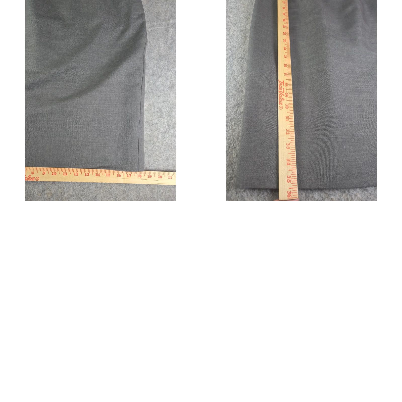 Kasper Kasper Tank Dress Kasper Separates Gray Sleeveless Knee Length Zip Back Slit Lined Petite 2P Women’s Workwear Casual Daytime Size XS / US 0-2 / IT 36-38 - 8 Thumbnail