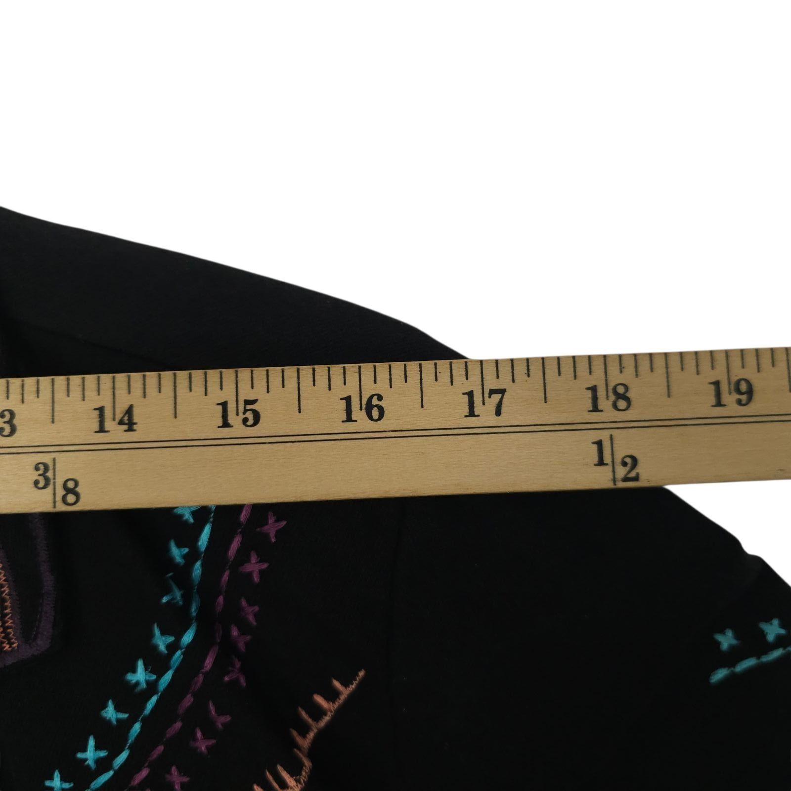 Other Yak Magik Embroidered Jacket XL Art to Wear Boho Cotton Size XL / US 12-14 / IT 48-50 - 17 Thumbnail