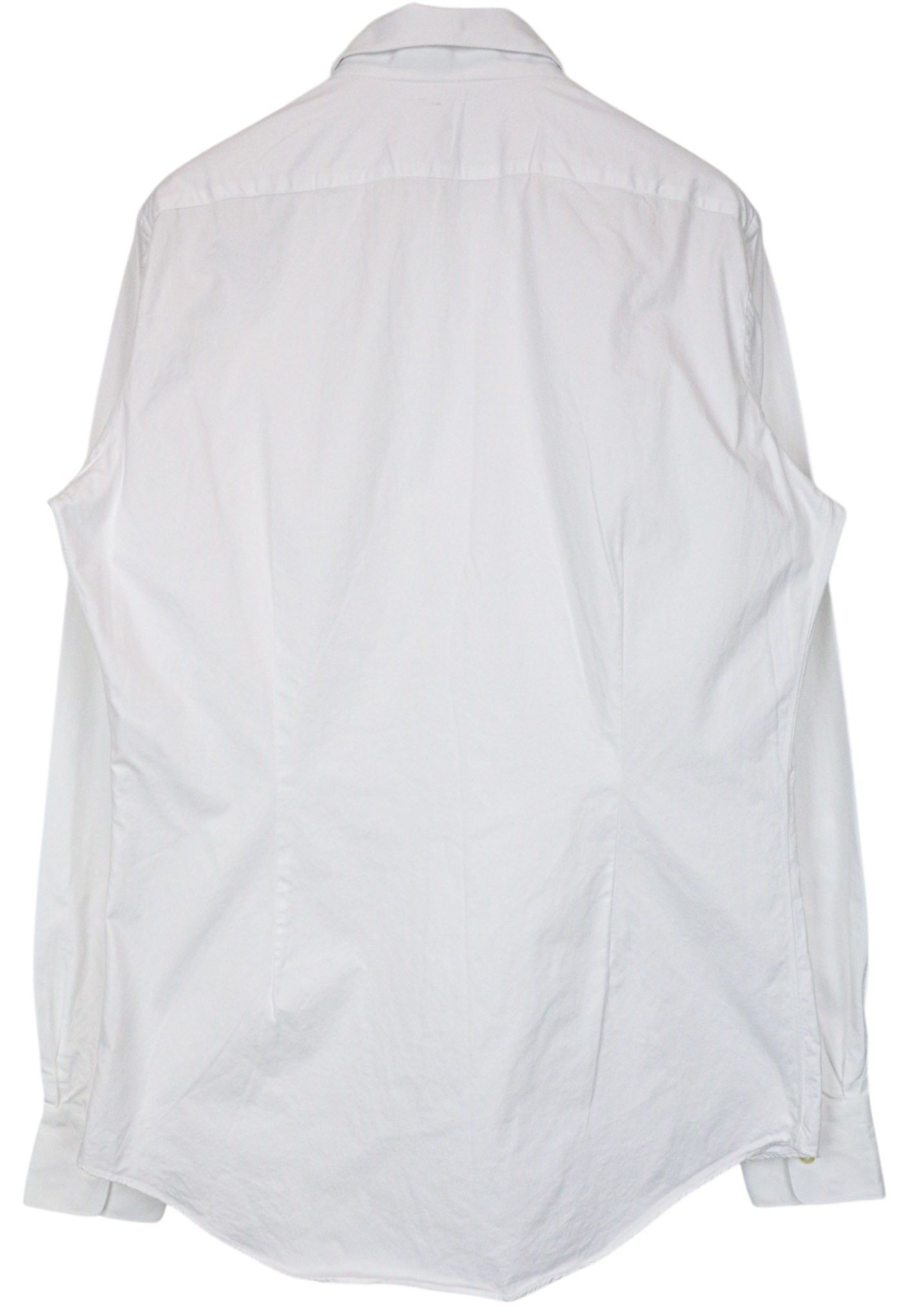 Suitsupply ~L Extra Slim White Cotton Twill Shirt 79346 Size US L / EU 52-54 / 3 - 8 Thumbnail