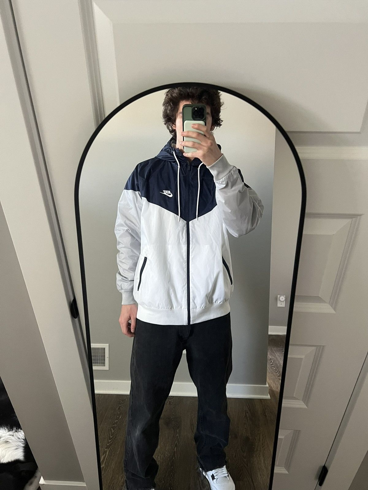 Nike Nike Windbreaker Blue/white Size US L / EU 52-54 / 3 - 6 Thumbnail