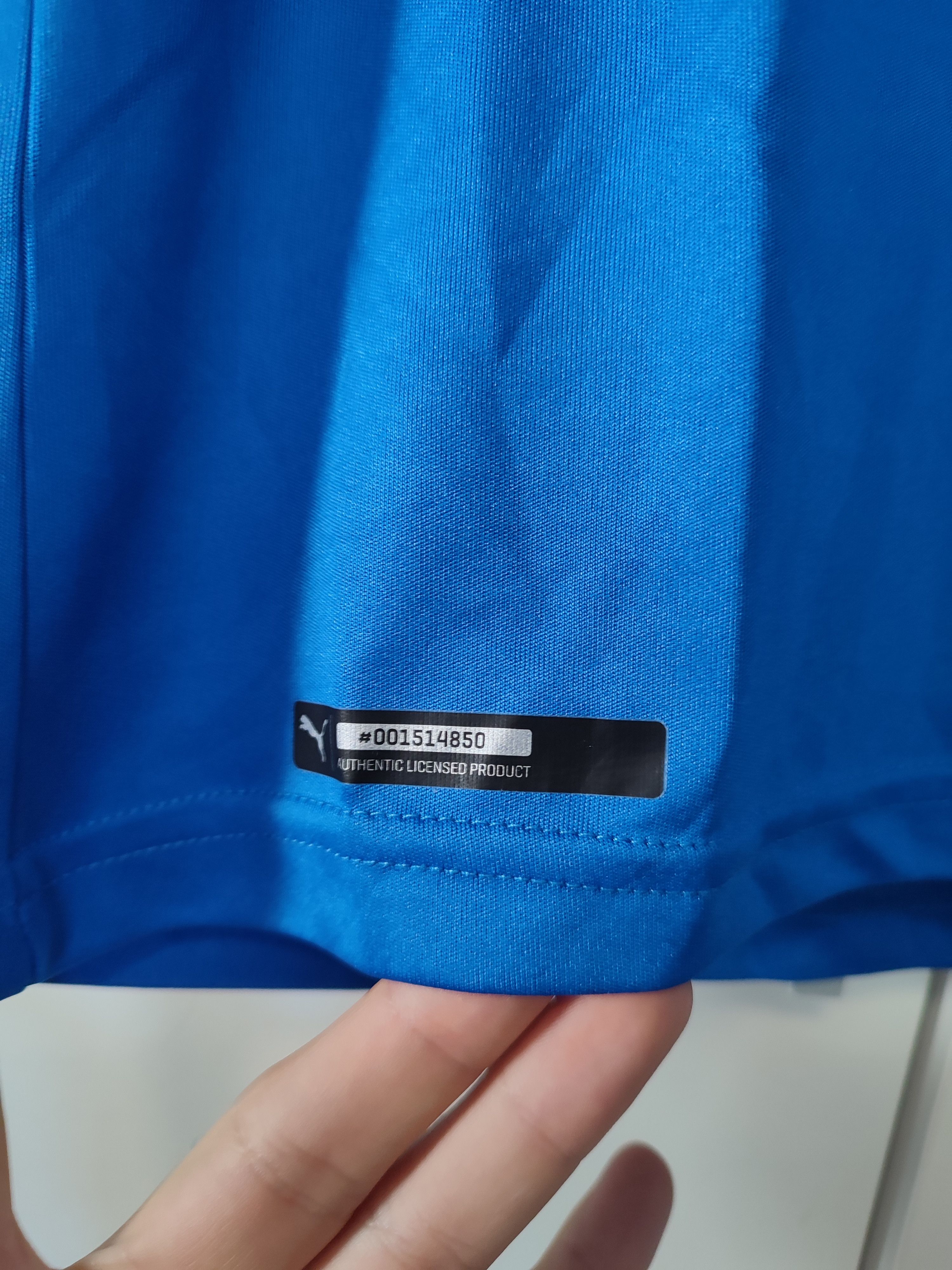 Puma ITALY 2014-15 HOME FOOTBALL Kit SHIRT #9 BALOTELLI Size US XL / EU 56 / 4 - 7 Thumbnail
