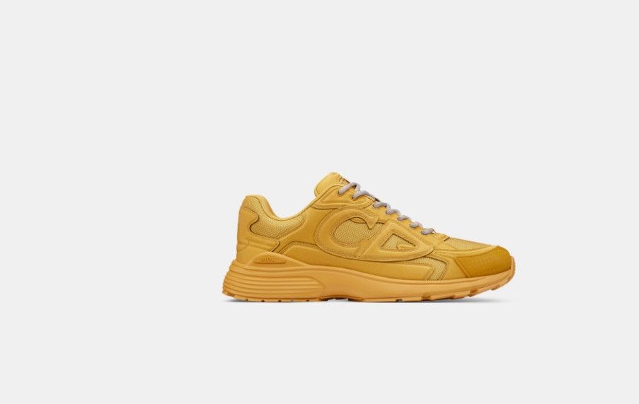 Dior × Stone Island o1w1db10325 3SN27 Low-Top Sneakers in Yellow Size US 9 / EU 42 - 6 Thumbnail