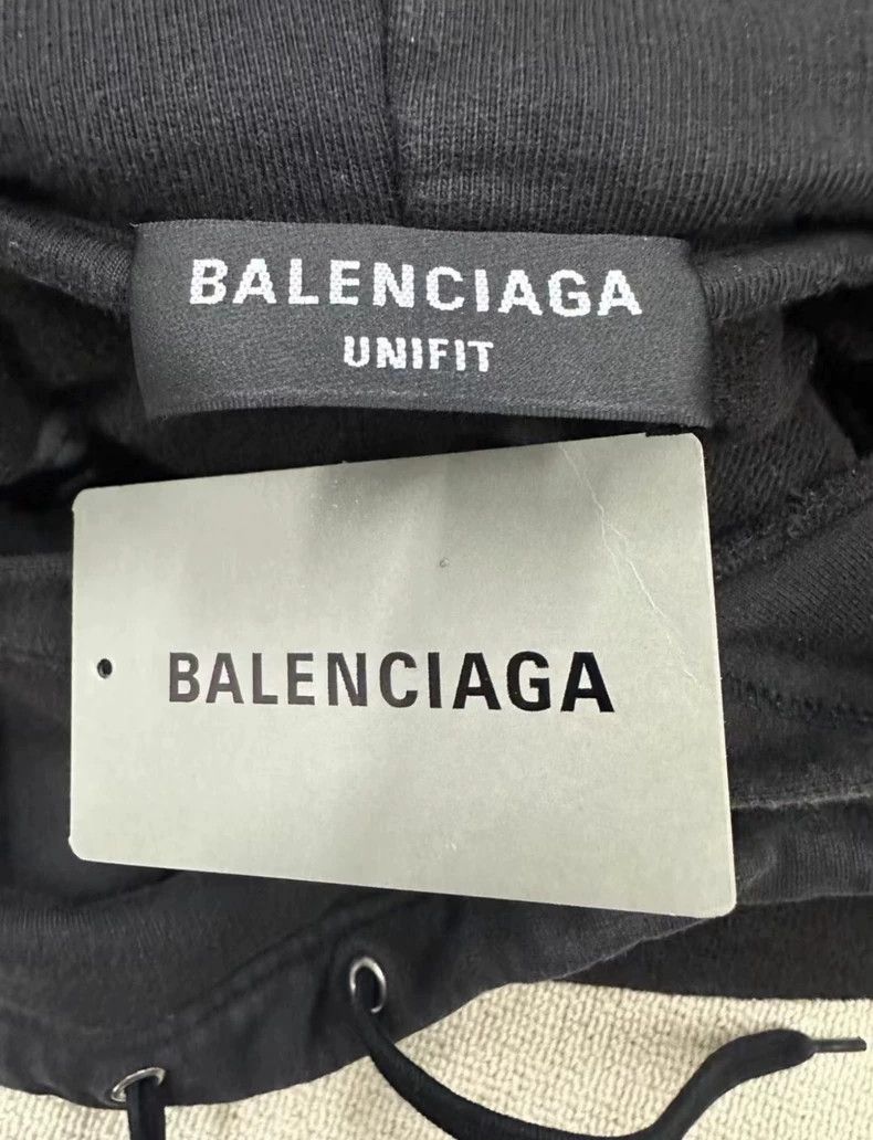 Balenciaga Balenciaga Striped Logo printed hooded casual long sleeve Size US M / EU 48-50 / 2 - 4 Thumbnail