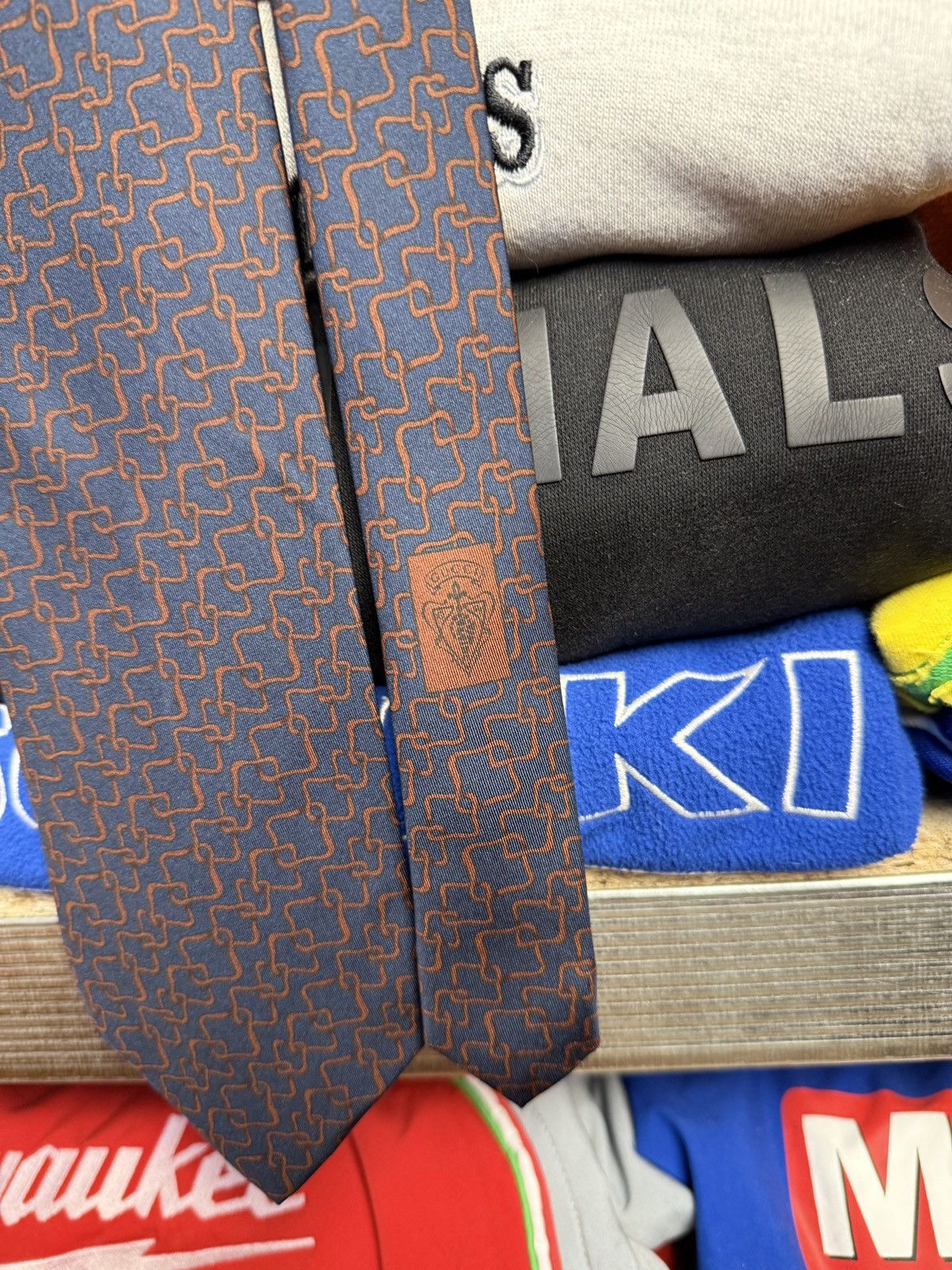 Gucci GUCCI SILK TIE MENS Size ONE SIZE - 4 Thumbnail