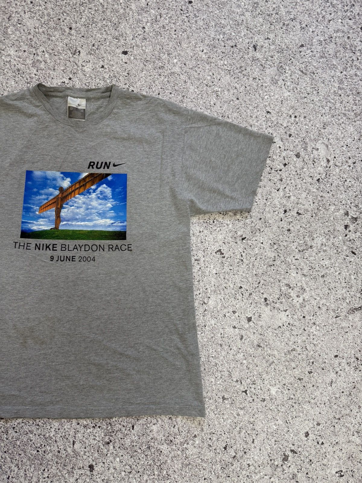 Nike × Vintage Vintage 2004 Nike The Blaydon Race Running T-shirt Size US XL / EU 56 / 4 - 5 Thumbnail