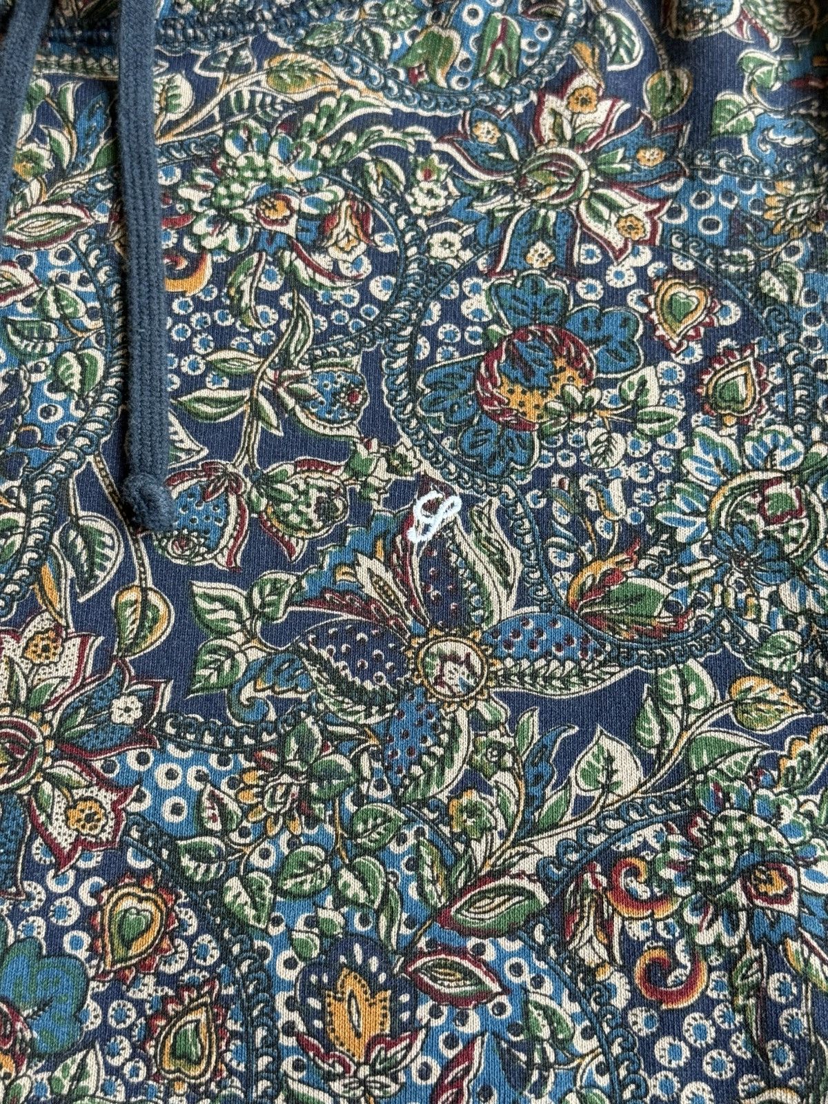 Supreme 2011 Supreme Paisley Hoodie Pullover Navy Blue Size US M / EU 48-50 / 2 - 4 Thumbnail