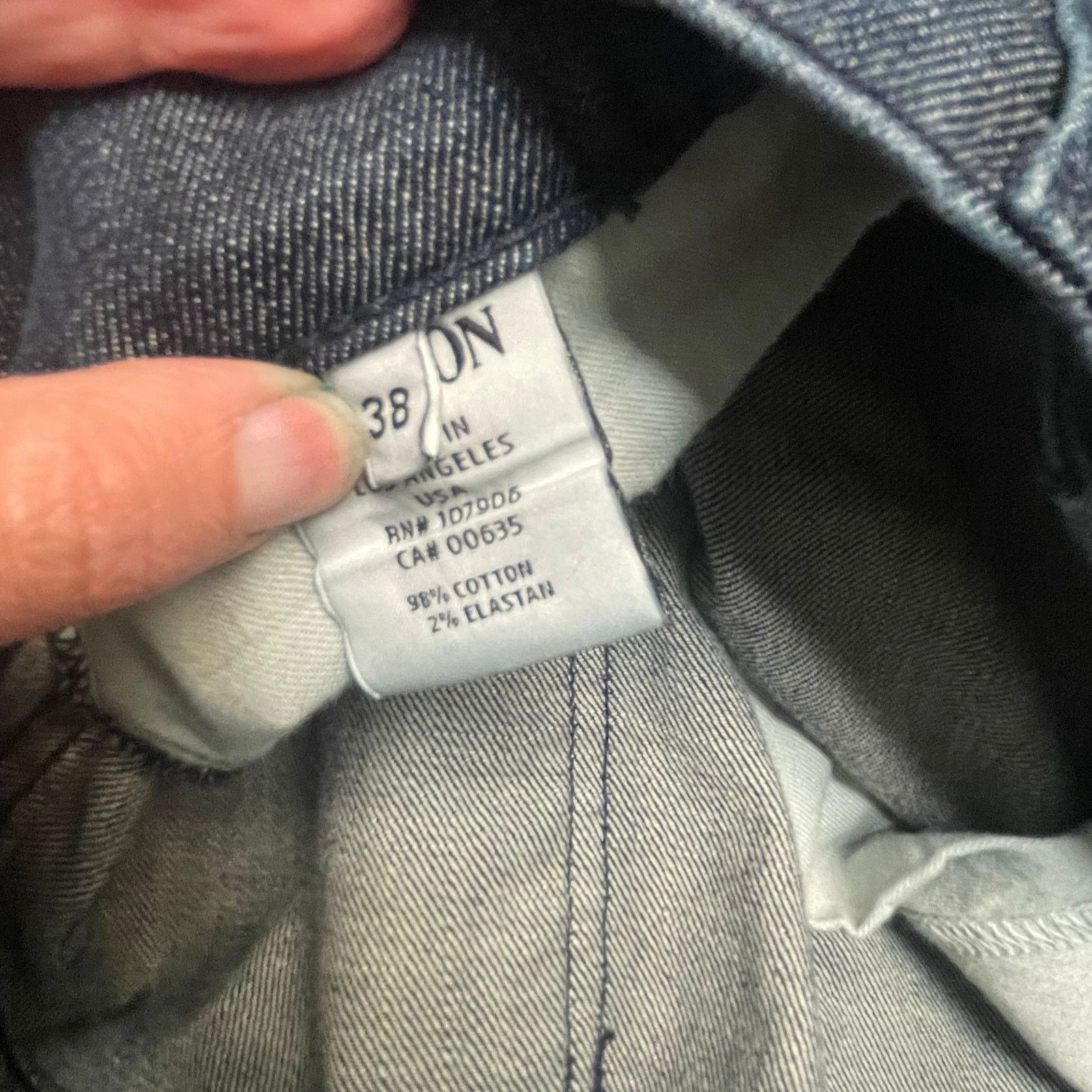 Hudson Hudson Byron Straight Size 38 Jeans Mens Button Fly 38x31 Size US 38 / EU 54 - 6 Thumbnail