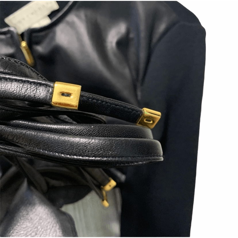 Other Doncaster 100% Leather & Wool Gold Detail Luxury Jacket S Size S / US 4 / IT 40 - 2 Thumbnail