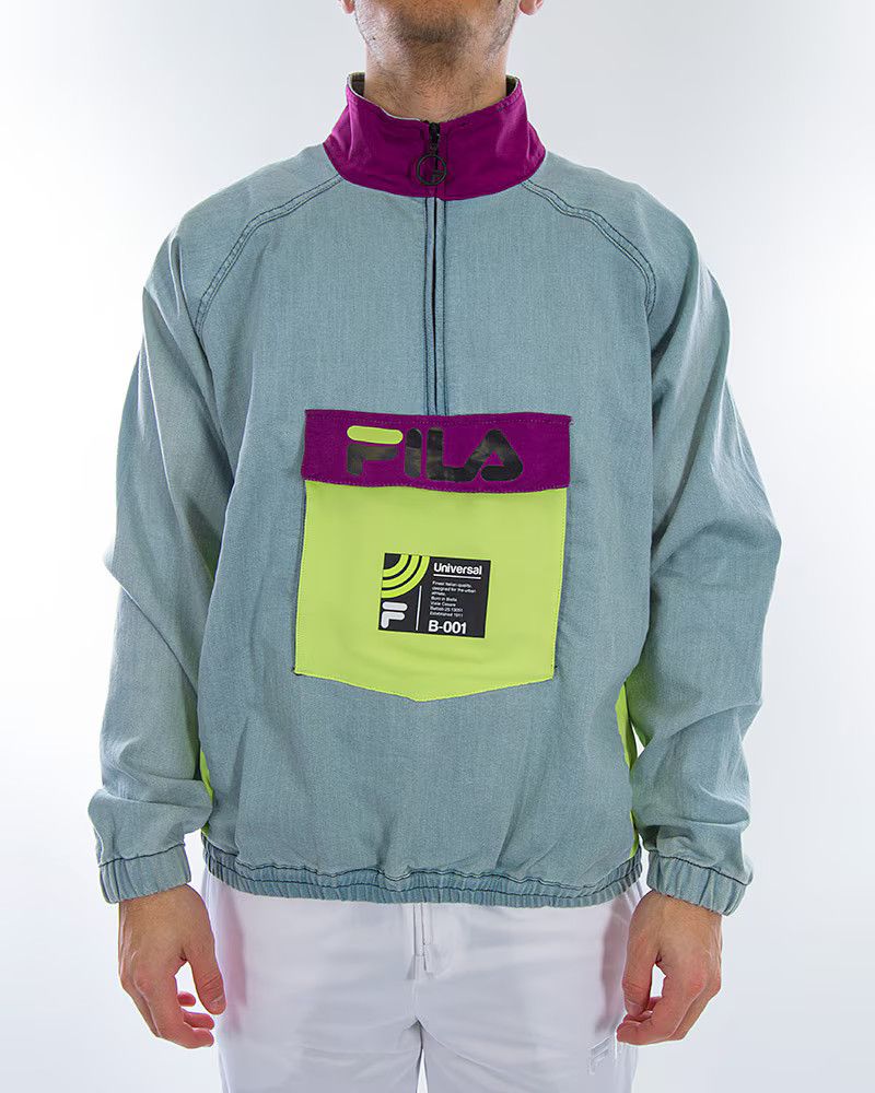 Fila Fila archive revival hip hop B-001 1/4 zip Track top L Size US L / EU 52-54 / 3 - 3 Thumbnail