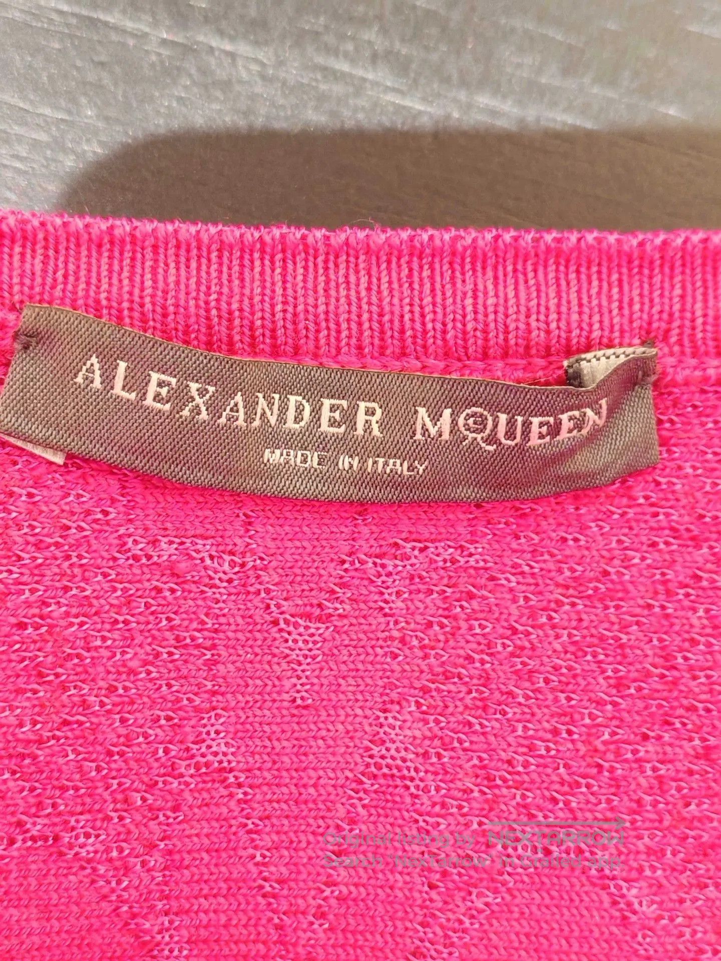 Alexander McQueen Alexander McQueen Pink 3D Floral Dress. Size S / US 4 / IT 40 - 3 Thumbnail