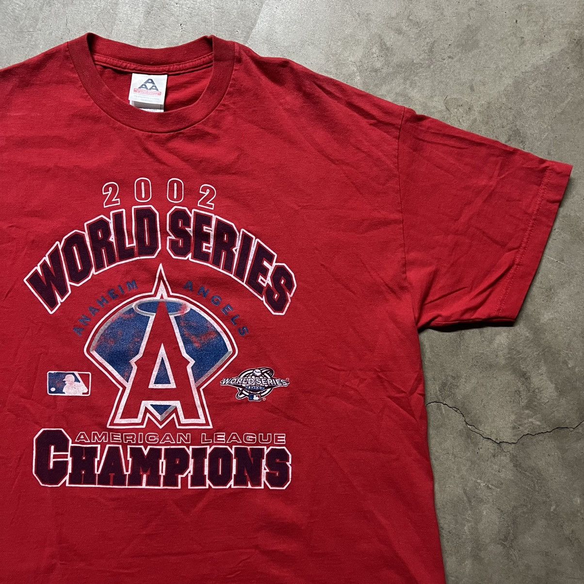 MLB × Vintage Vintage 2002 MLB Angles Baseball World Series T-Shirt Size US XL / EU 56 / 4 - 1 Thumbnail