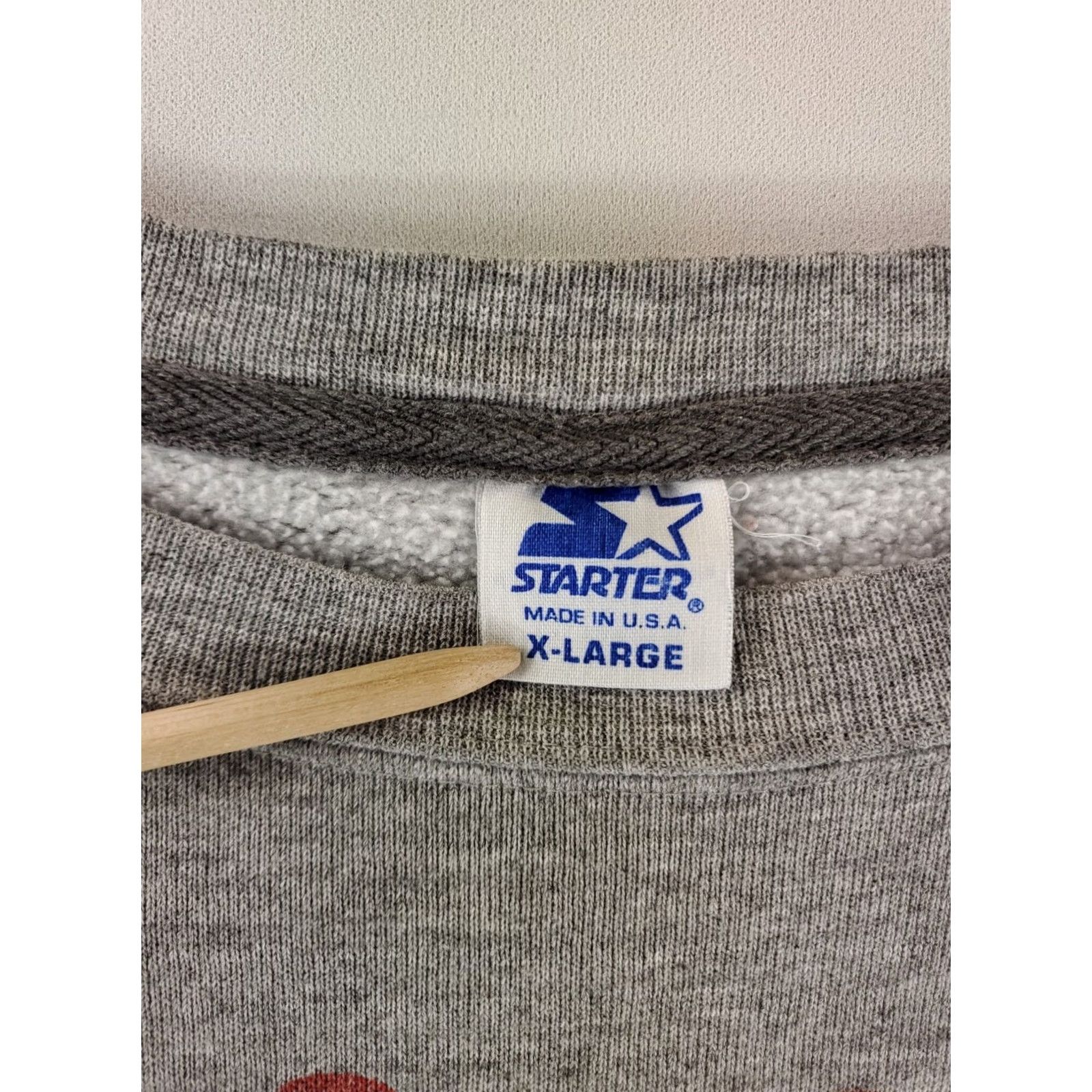 Starter VINTAGE Starter Sweatshirt Atlanta Braves 1995 World Series Made USA Mens XL Gray Pullover Shirt Mens XL Size US XL / EU 56 / 4 - 5 Thumbnail