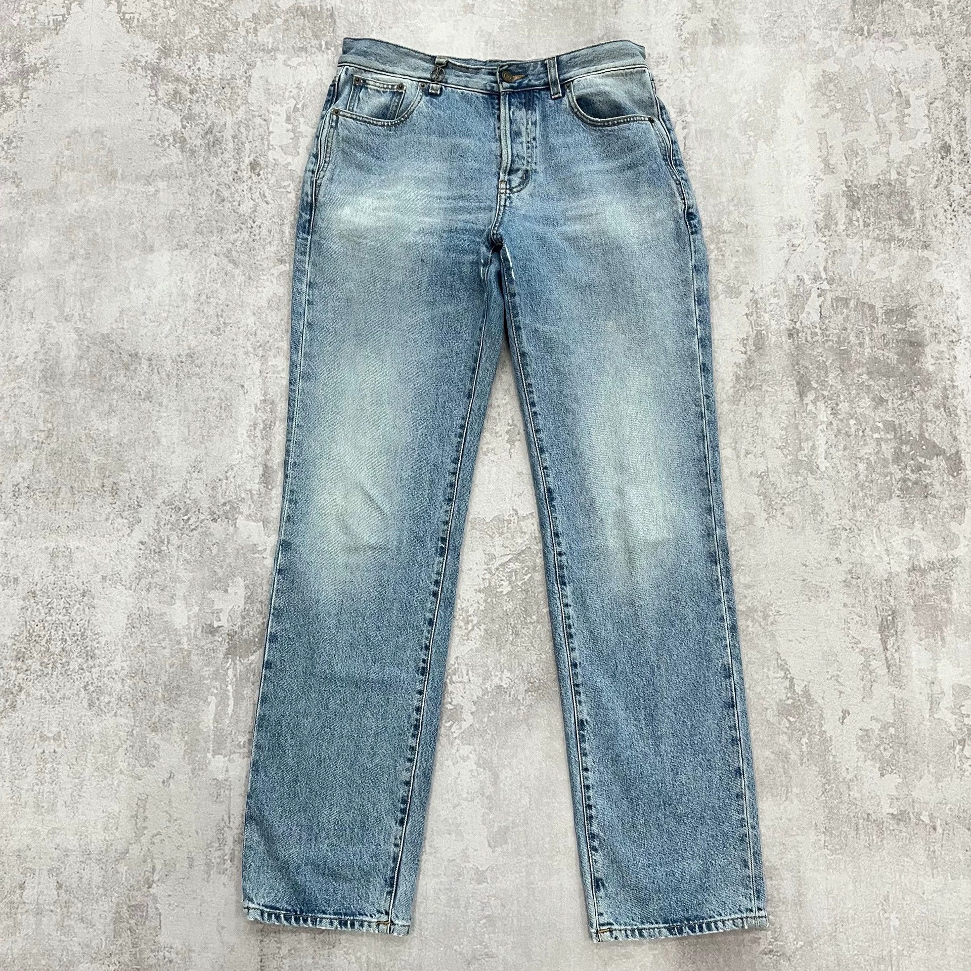 Saint Laurent Paris Saint Laurent Paris Washed blue jeans Size US 30 / EU 46 - 1 Thumbnail